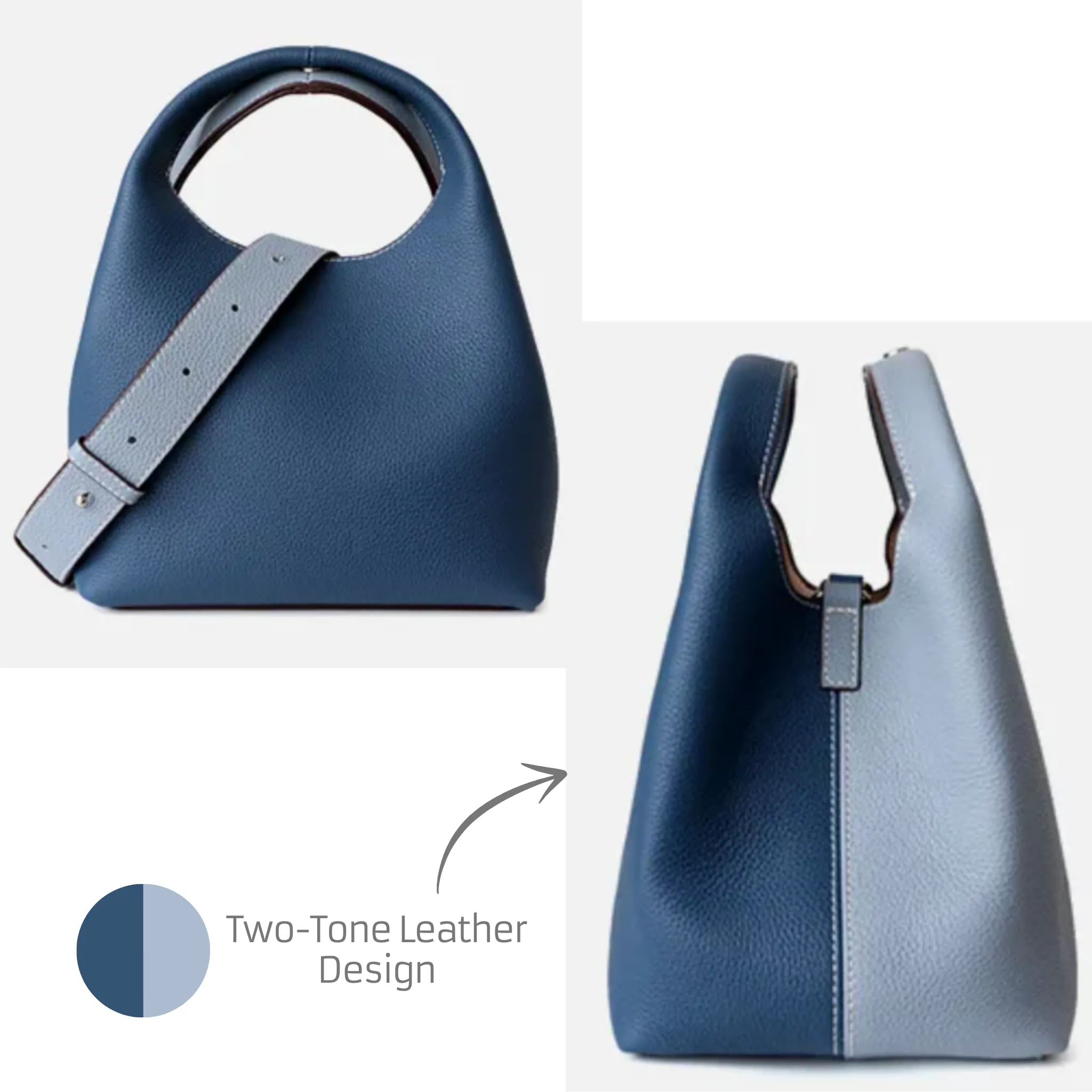Aurelia Bucket Leather Tote