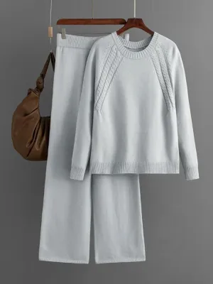 Autumn Knit Sweater Set