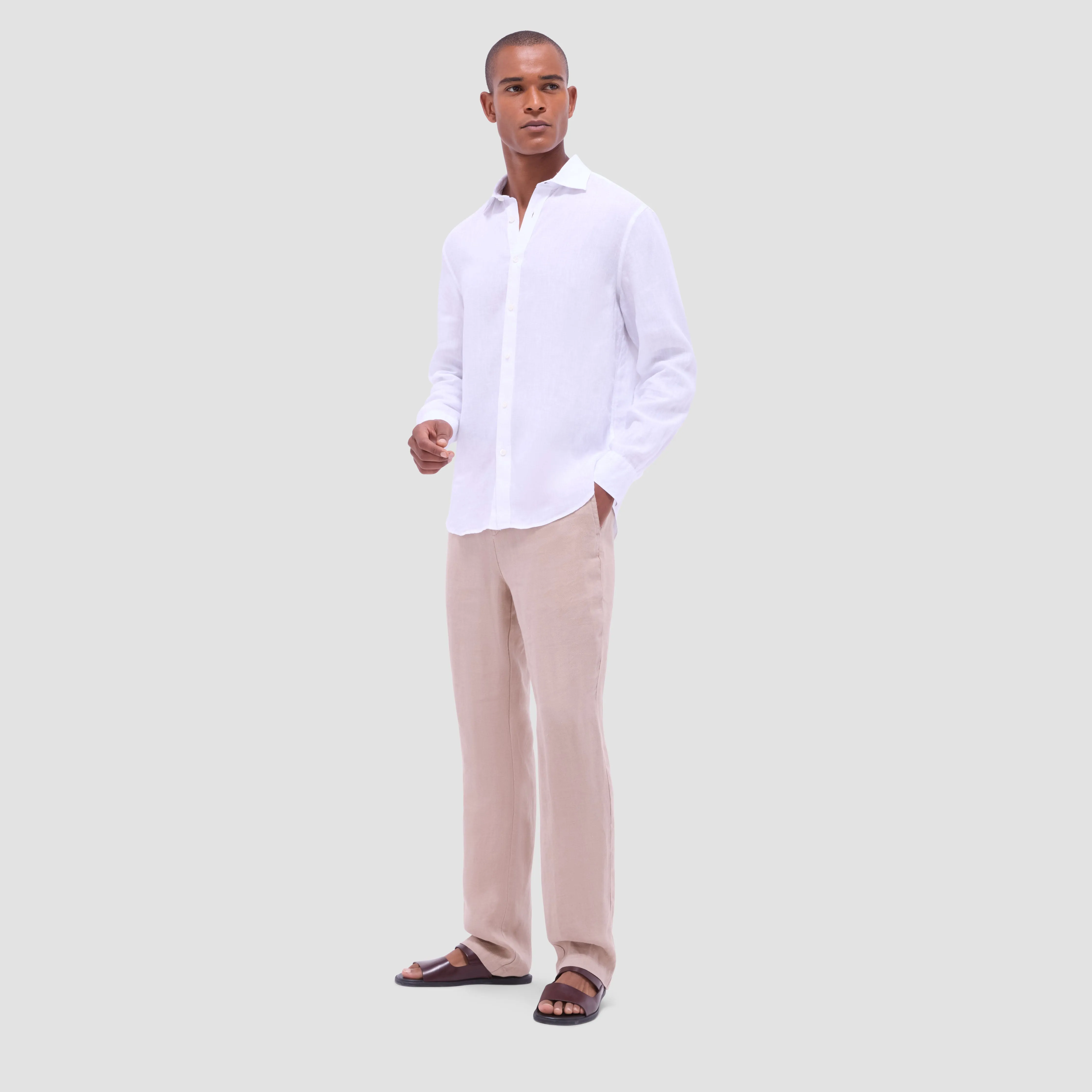 Axel Solid Linen Shirt