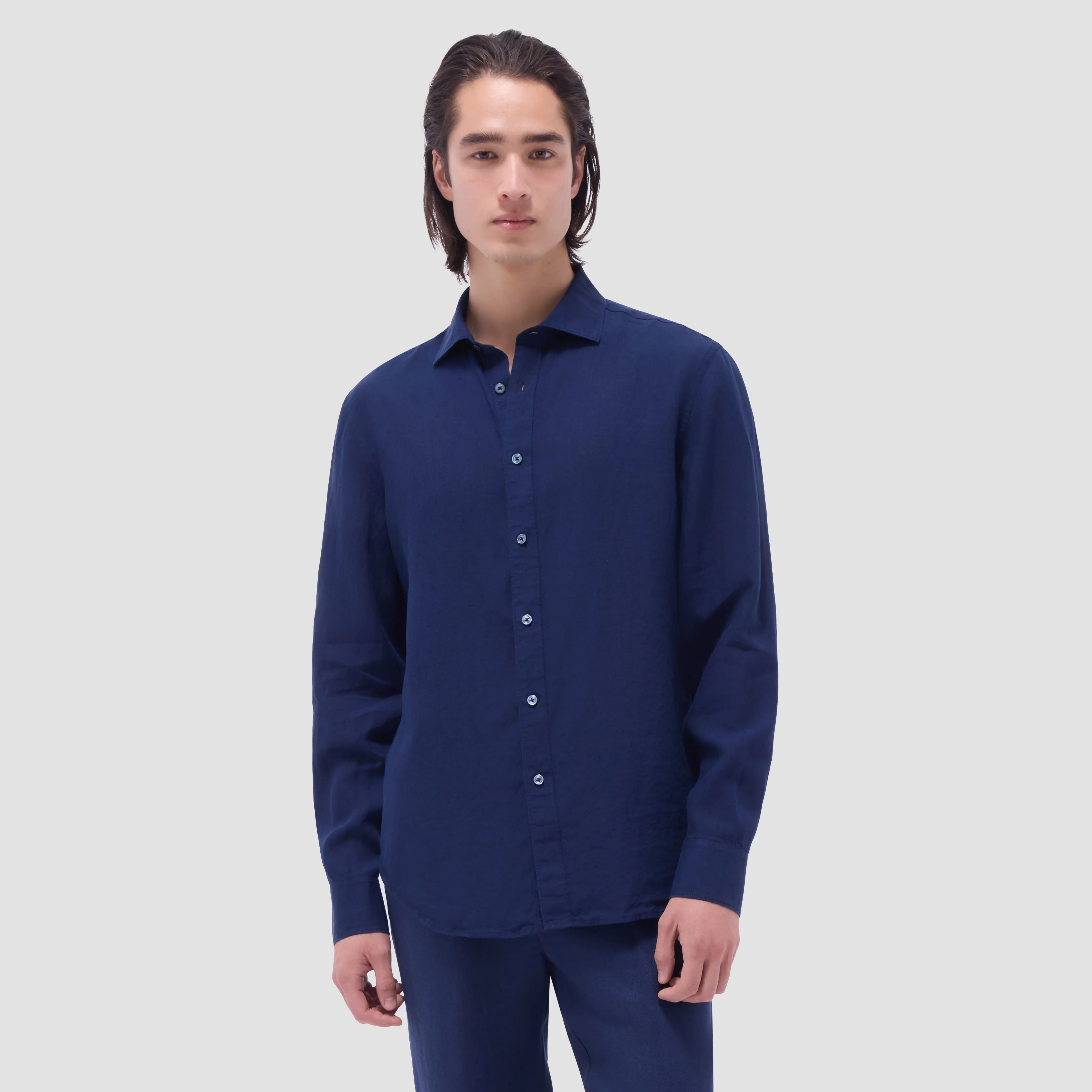 Axel Solid Linen Shirt