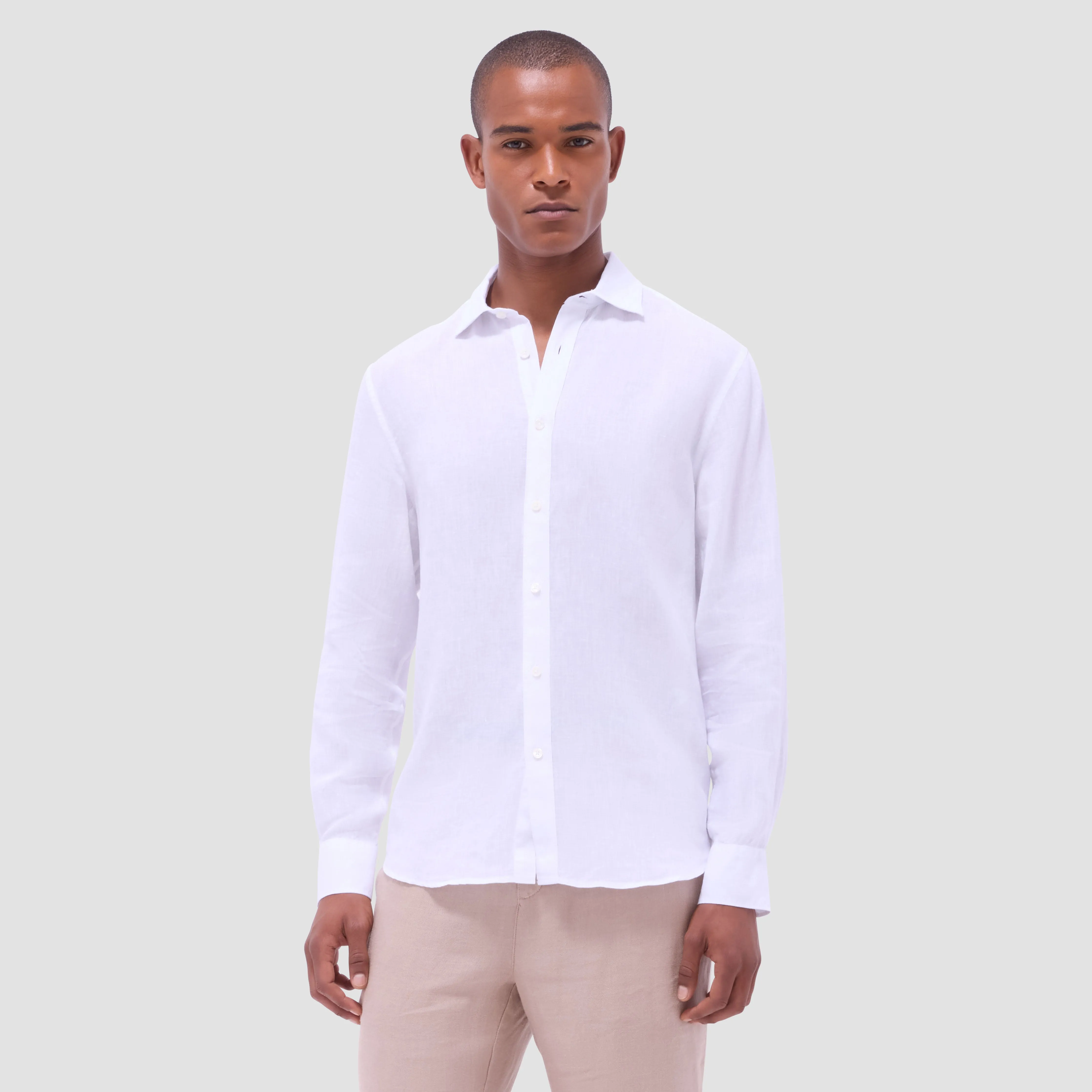 Axel Solid Linen Shirt