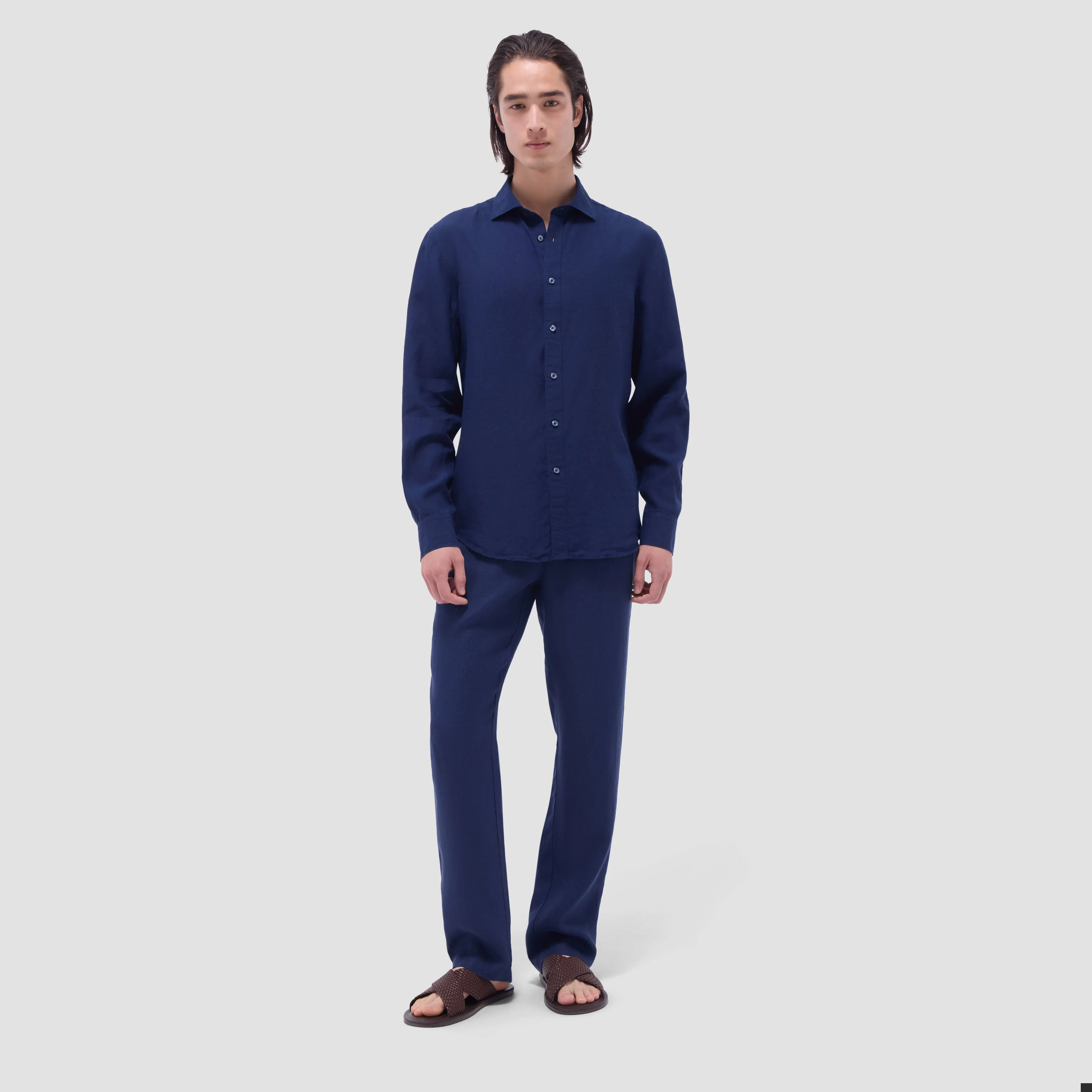 Axel Solid Linen Shirt