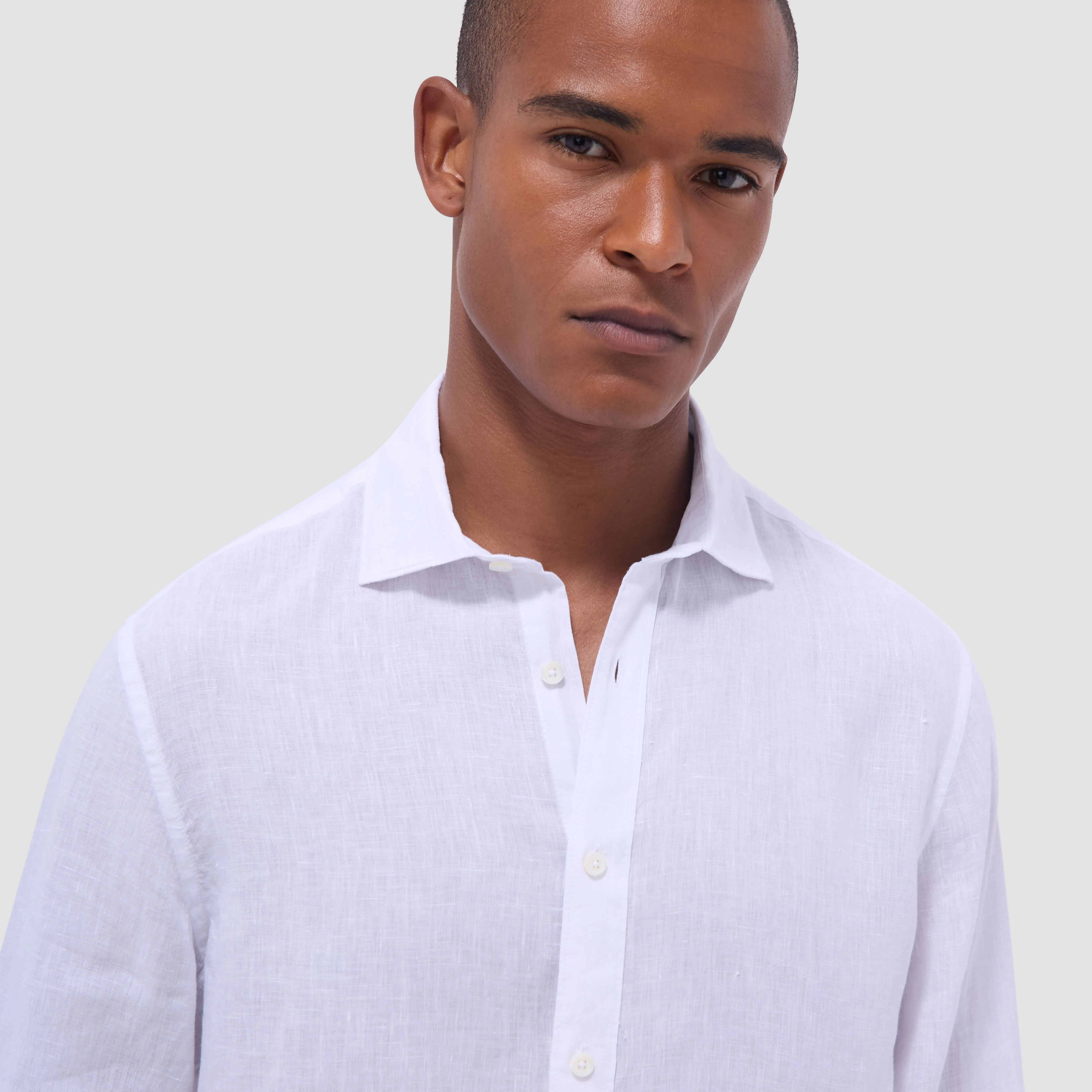 Axel Solid Linen Shirt