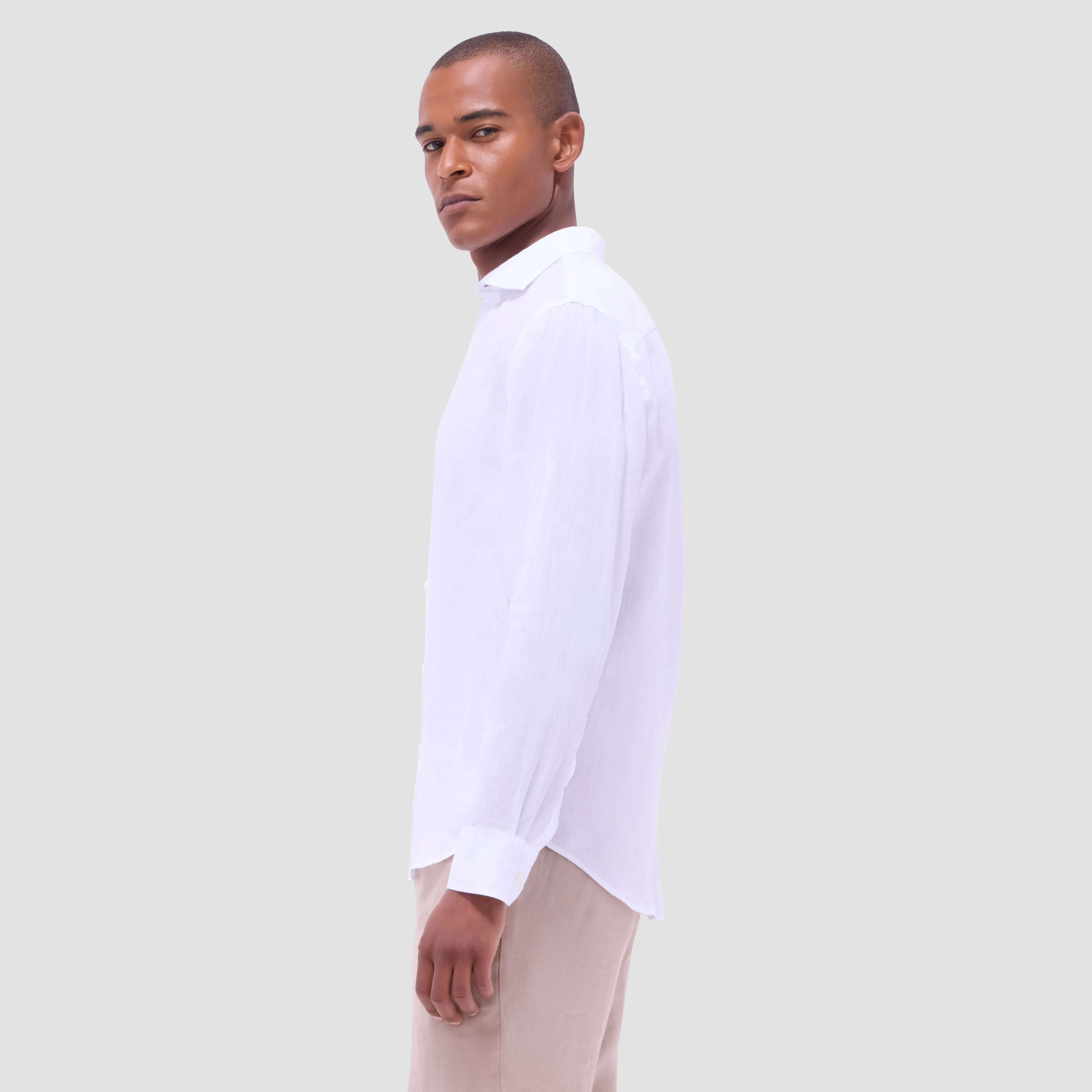 Axel Solid Linen Shirt