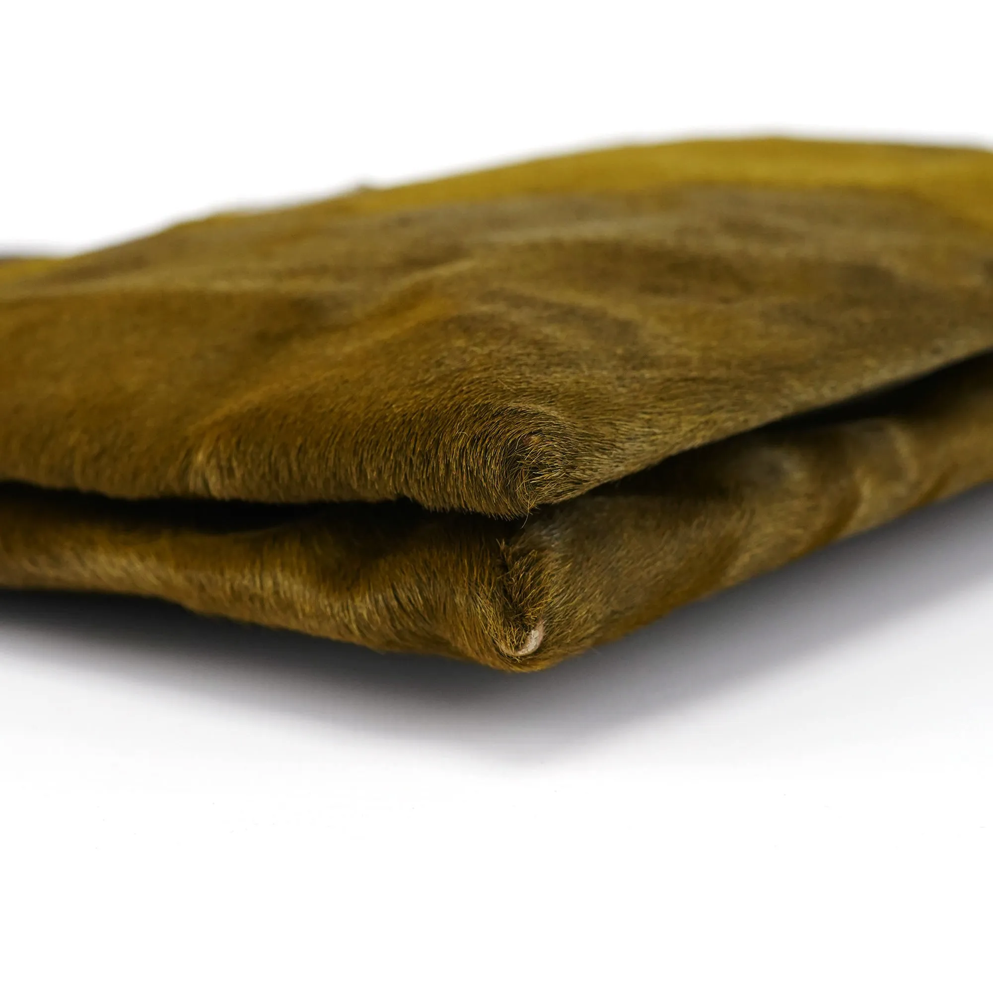 B6278 Green Fur Top Handle Bag