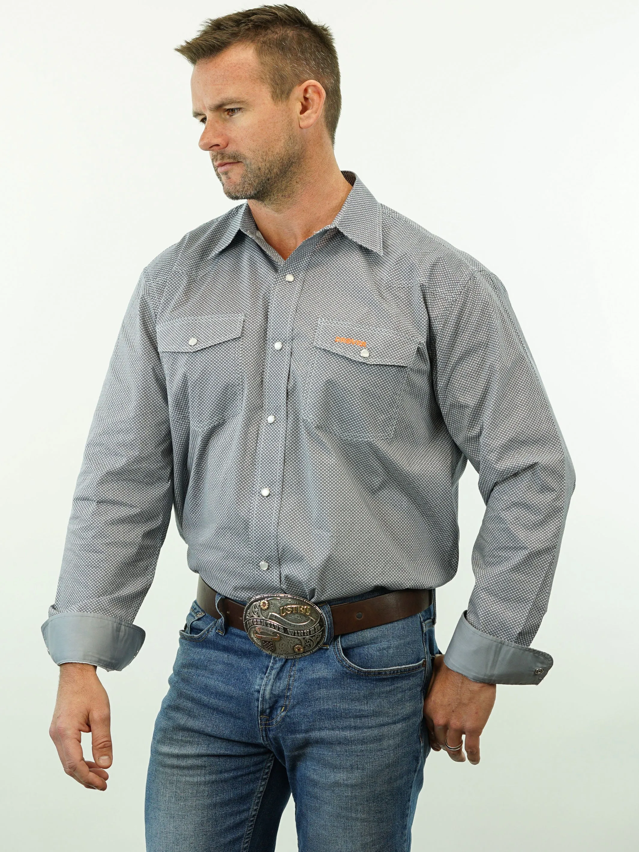 Badlands - Print, Snap, Option Cuff, Classic Fit Shirt