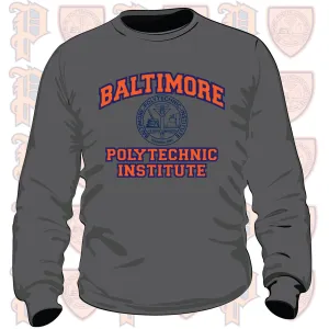 Baltimore Polytechnic Institute | POLY ARCH Gray Unisex Sweatshirt (DK)