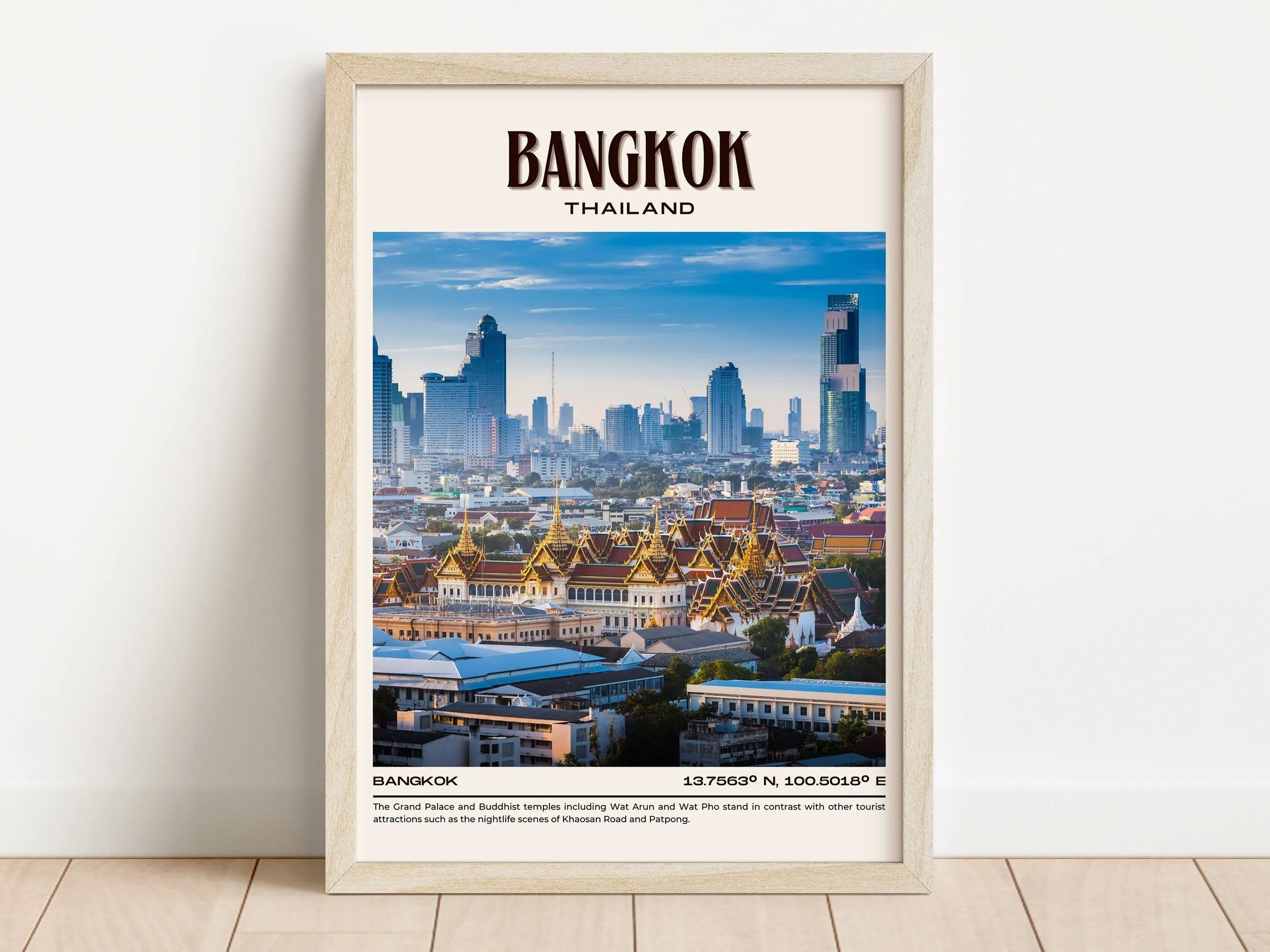 Bangkok Vintage Wall Art, Thailand