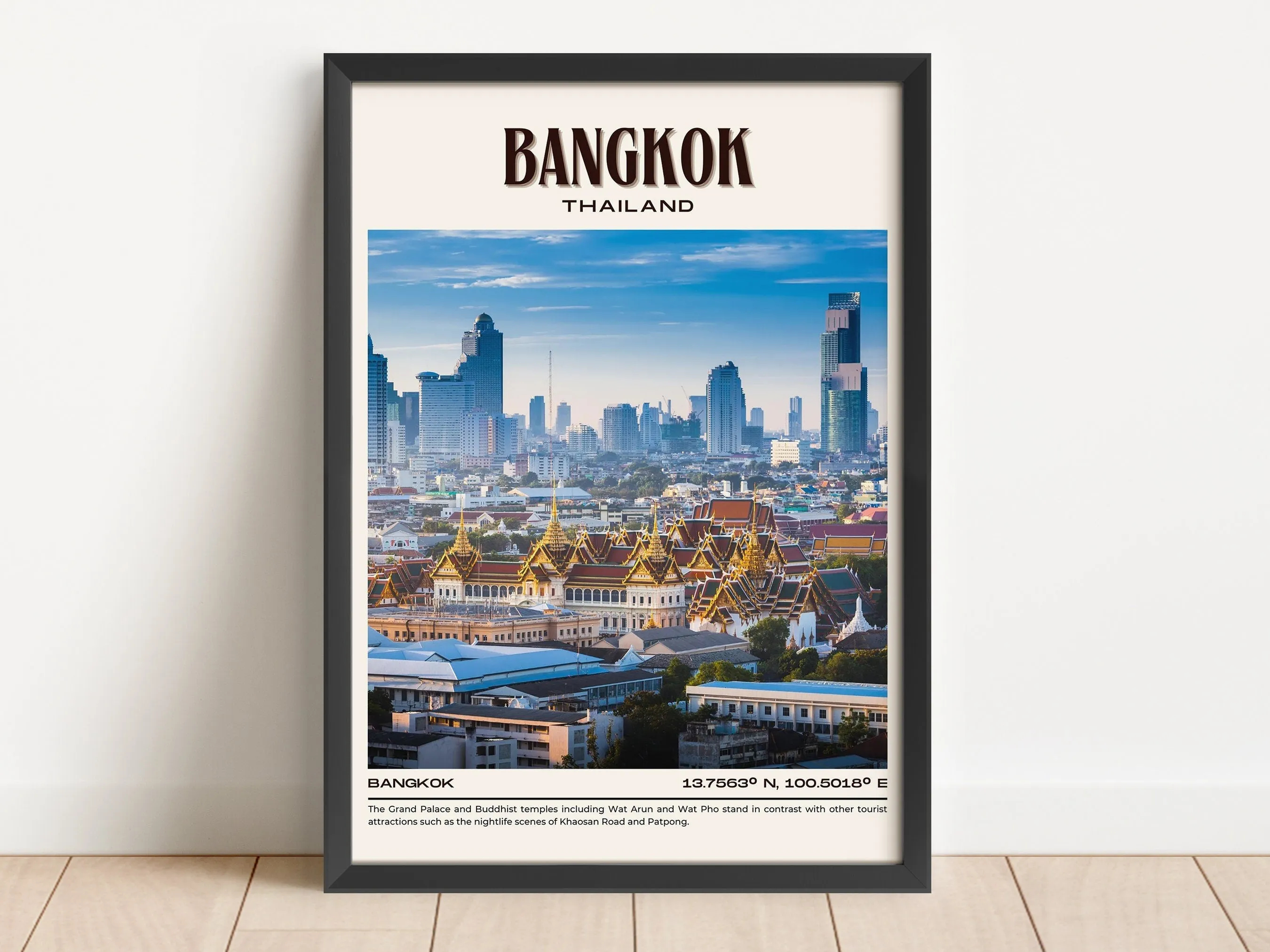 Bangkok Vintage Wall Art, Thailand