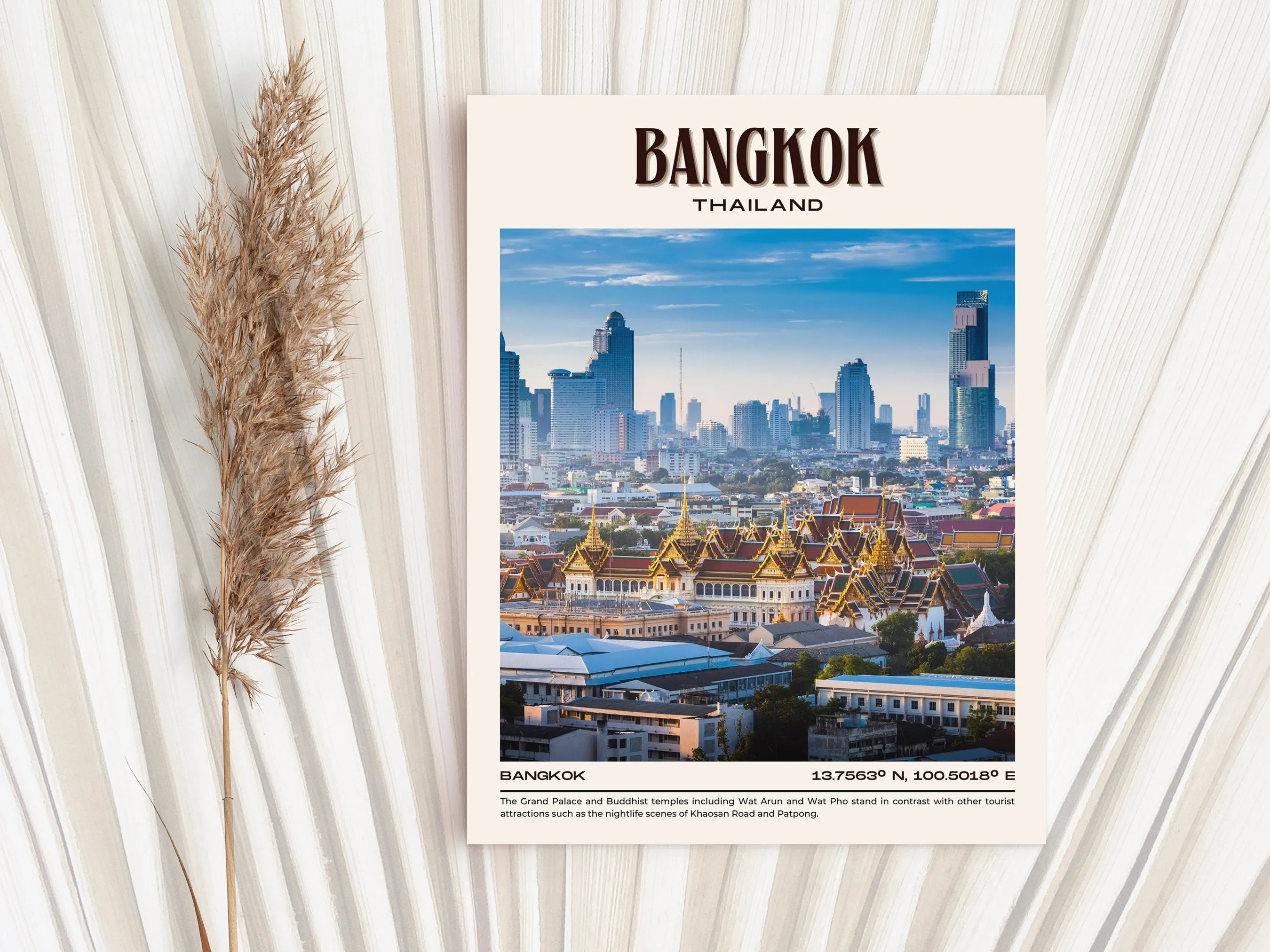 Bangkok Vintage Wall Art, Thailand