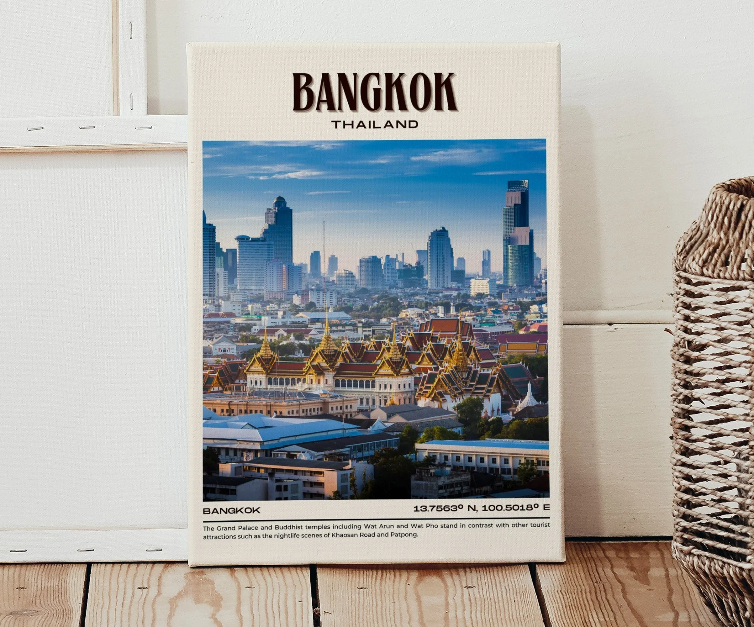 Bangkok Vintage Wall Art, Thailand