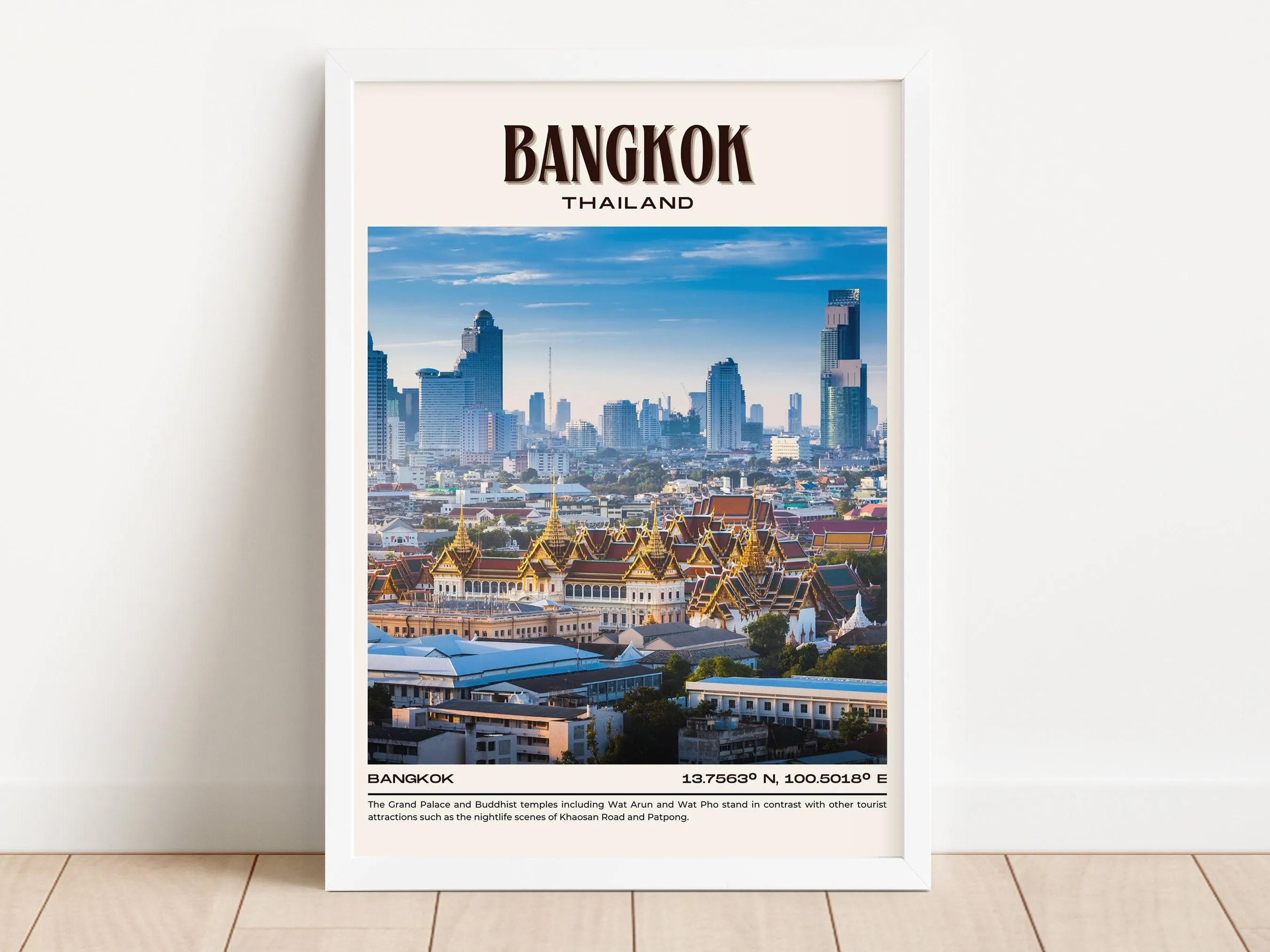 Bangkok Vintage Wall Art, Thailand