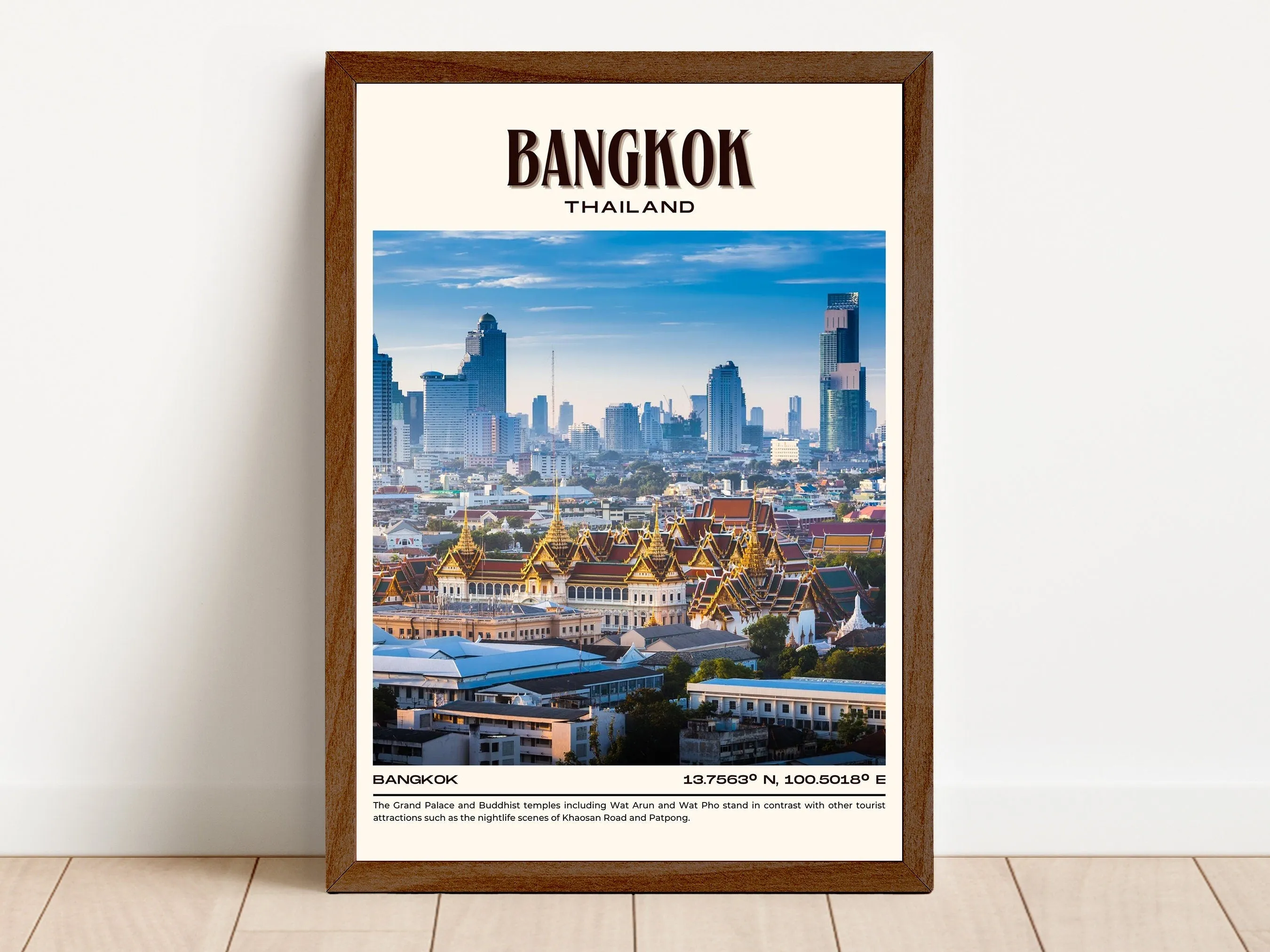 Bangkok Vintage Wall Art, Thailand