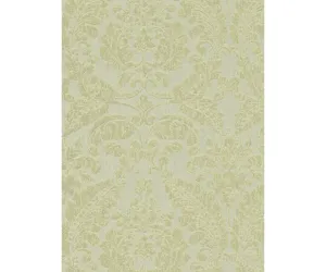 Baroque Textile Textured Metallic Green 290236 Wallpaper