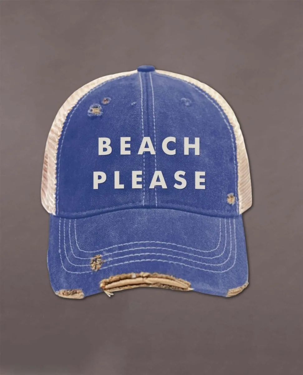 Beach Please Trucker Hat
