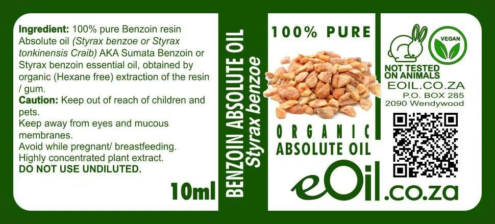 Benzoin Resin Absolute Oil