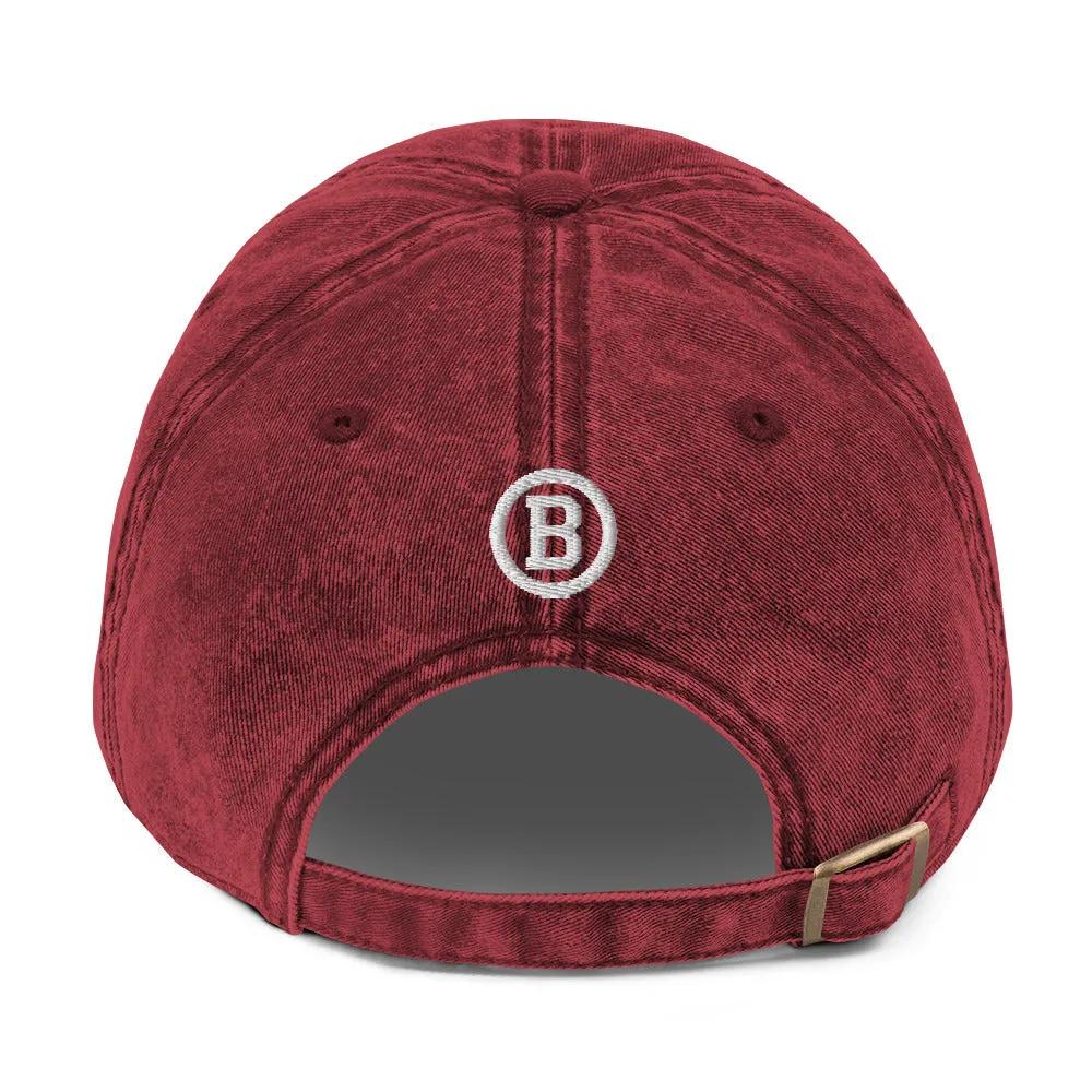 BEST DAD Vintage Cotton Twill Cap