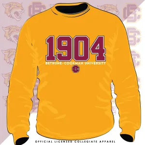 Bethune-Cookman | EST. Gold Unisex Sweatshirt (**)