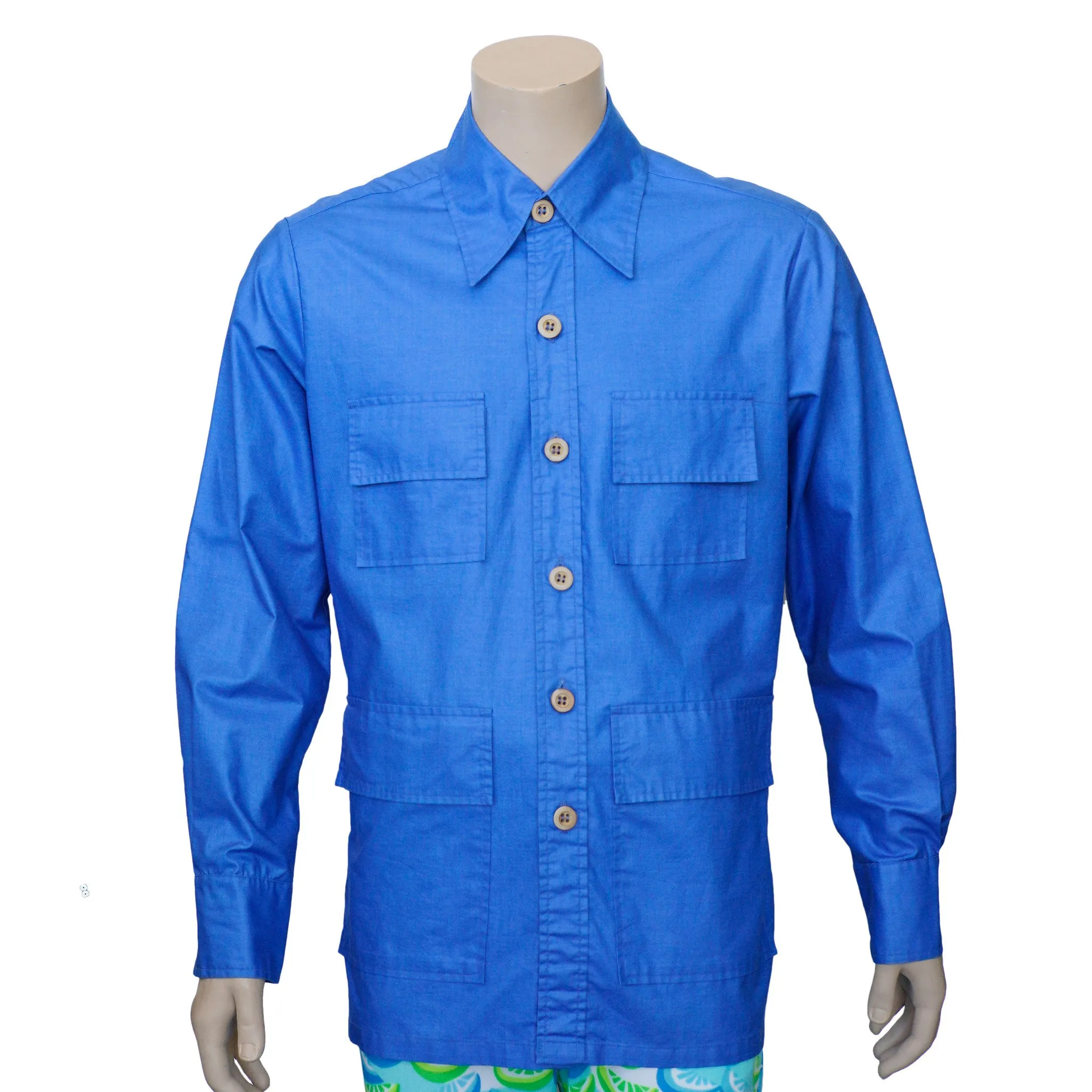 Bill Blass for Bonwit Teller Safari Shirt Jacket