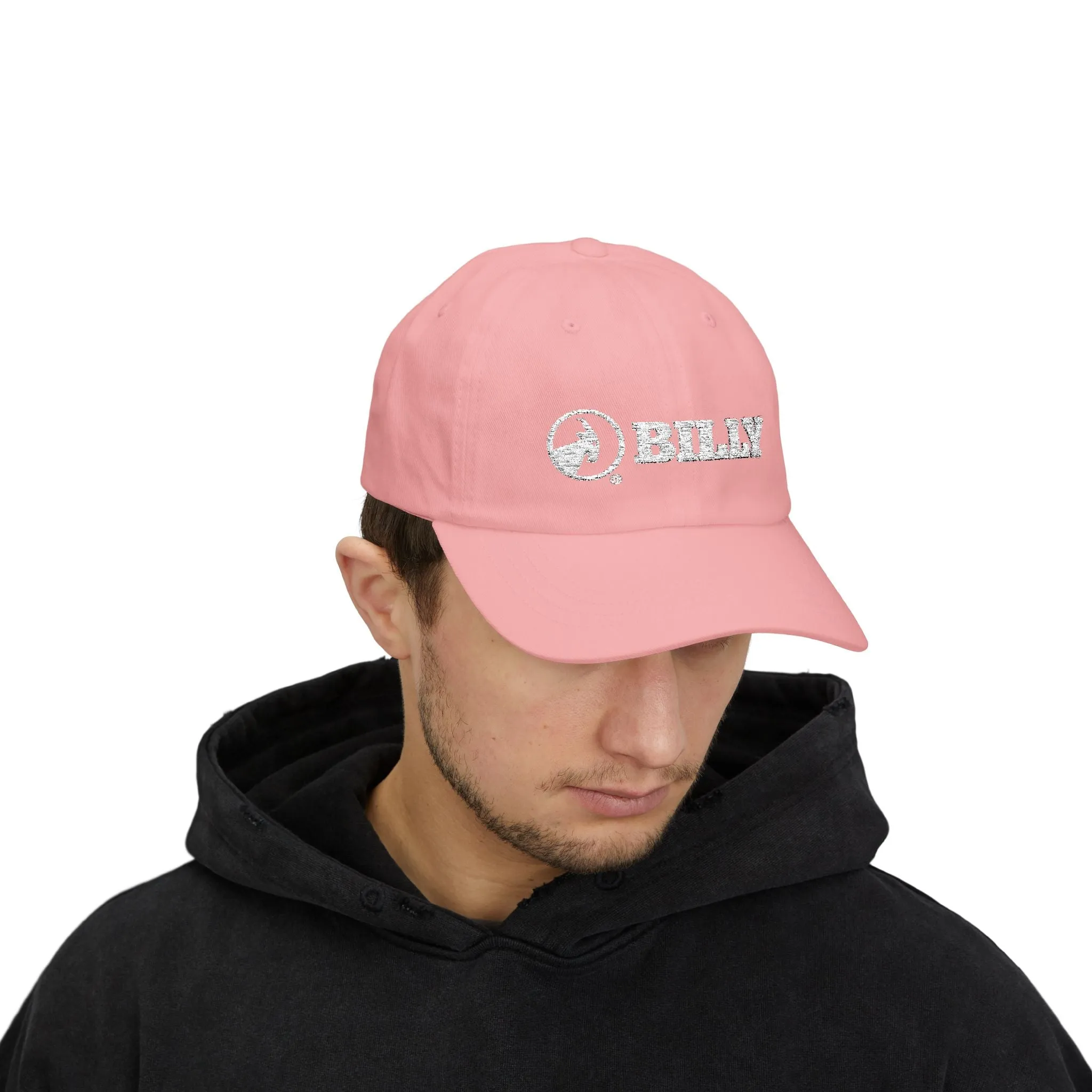 BILLY Classic Cap (White Horizontal Logo - Embroidery) — AVAILABLE IN 9 COLORS