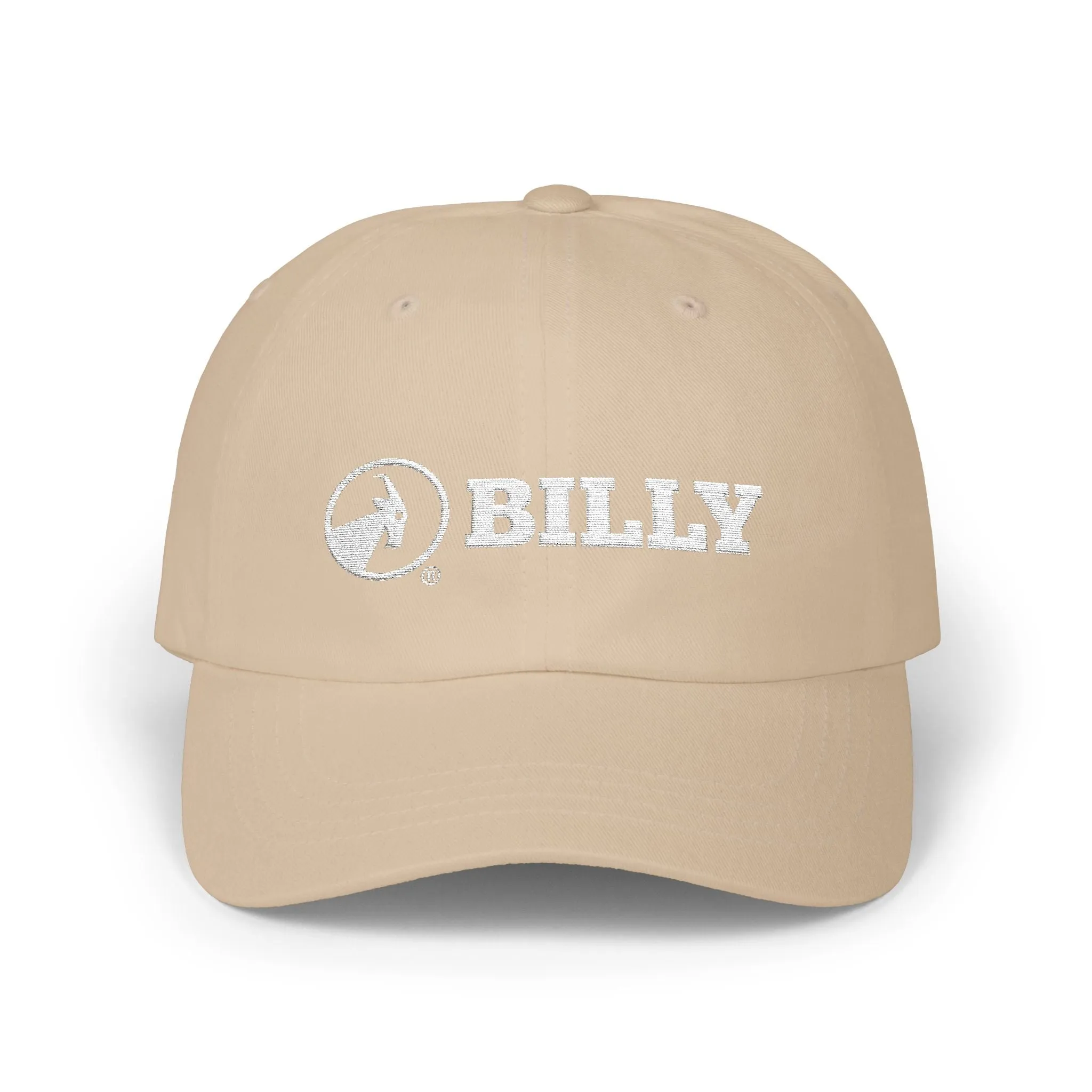 BILLY Classic Cap (White Horizontal Logo - Embroidery) — AVAILABLE IN 9 COLORS