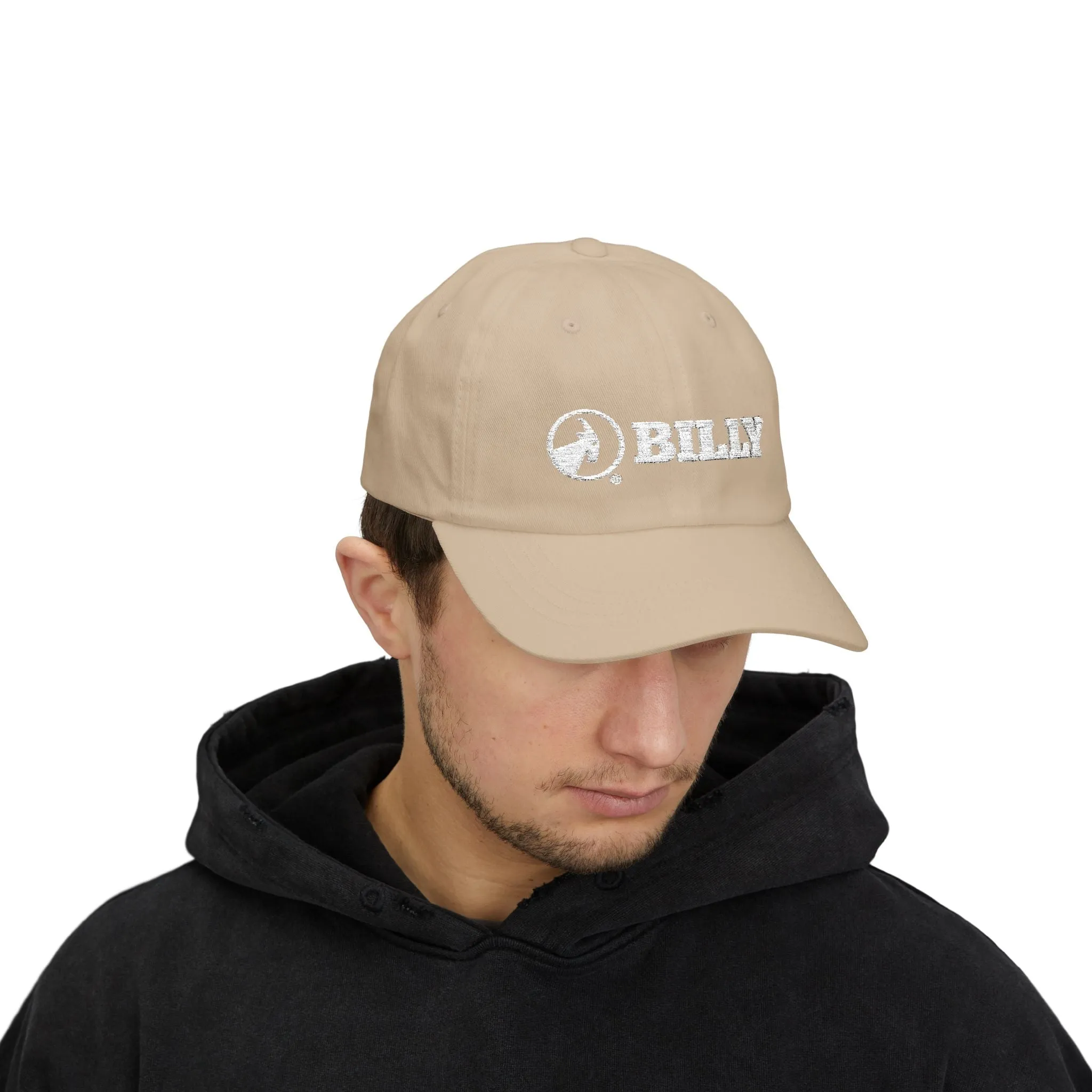 BILLY Classic Cap (White Horizontal Logo - Embroidery) — AVAILABLE IN 9 COLORS