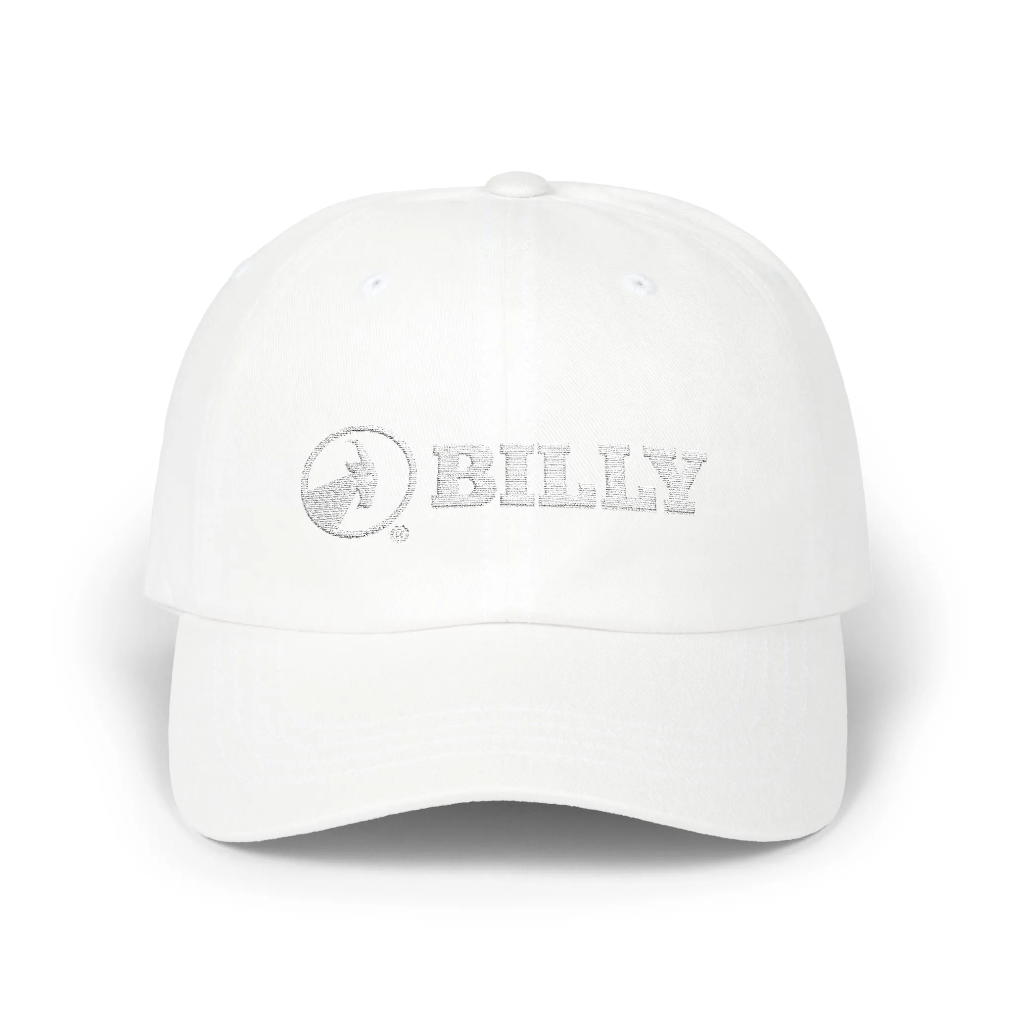 BILLY Classic Cap (White Horizontal Logo - Embroidery) — AVAILABLE IN 9 COLORS