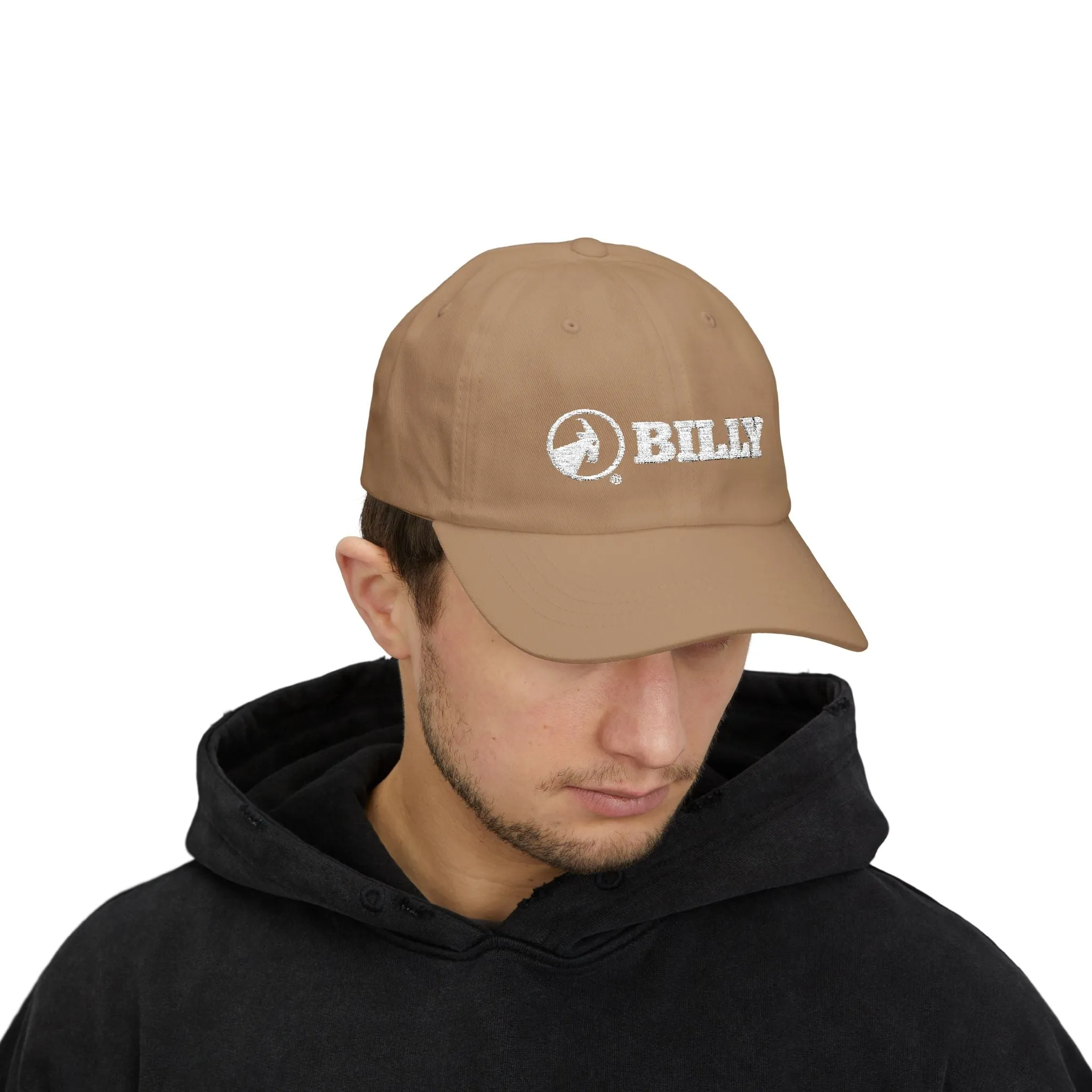 BILLY Classic Cap (White Horizontal Logo - Embroidery) — AVAILABLE IN 9 COLORS