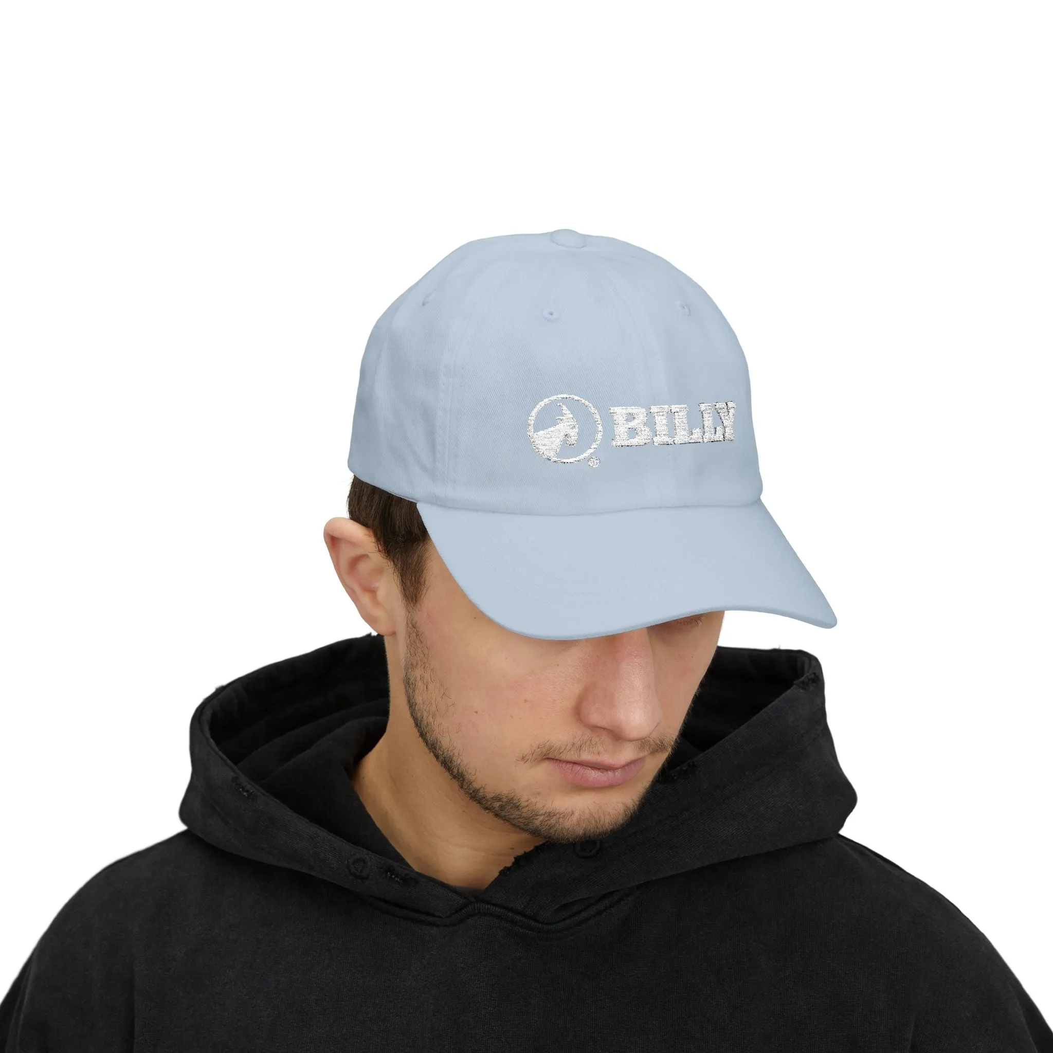 BILLY Classic Cap (White Horizontal Logo - Embroidery) — AVAILABLE IN 9 COLORS