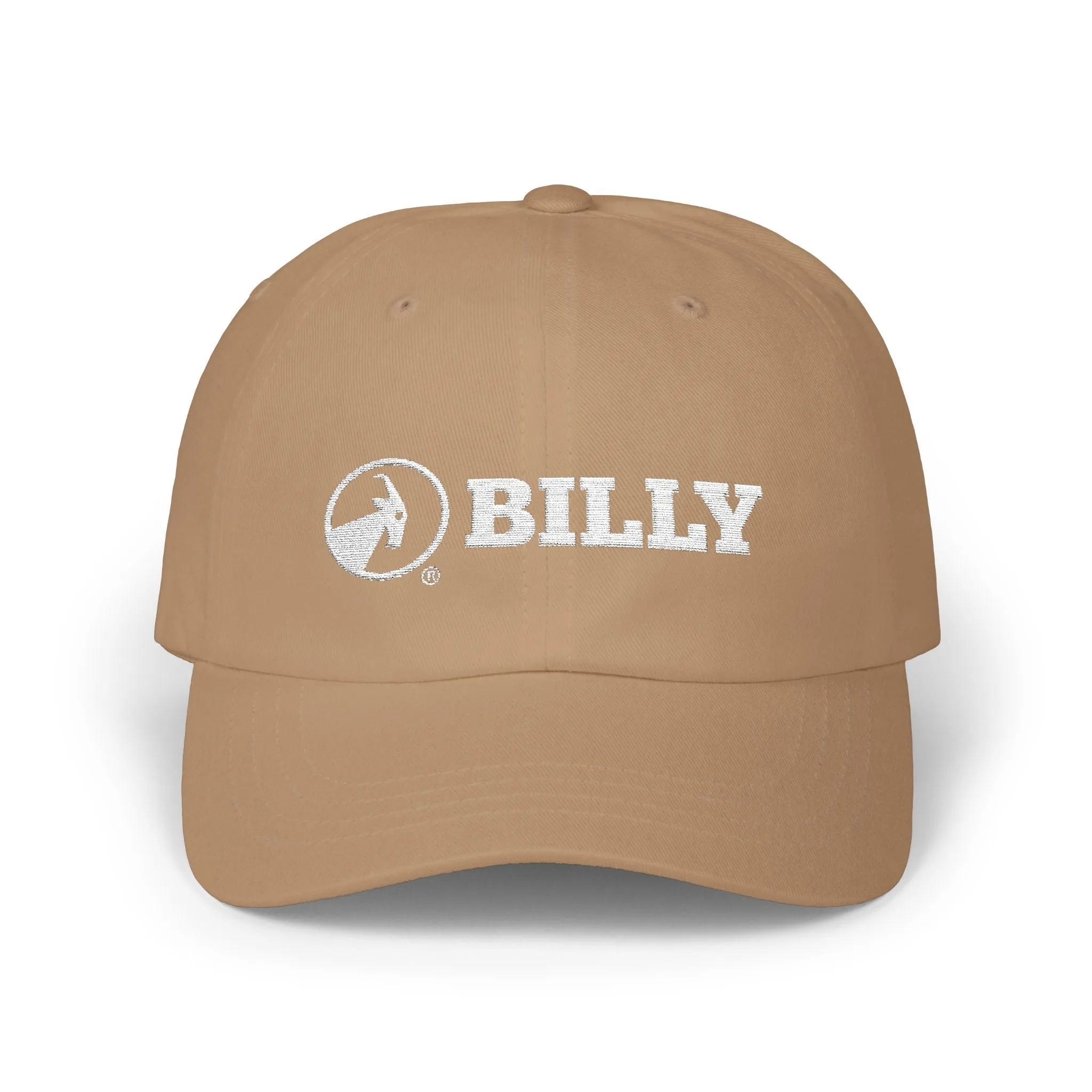 BILLY Classic Cap (White Horizontal Logo - Embroidery) — AVAILABLE IN 9 COLORS