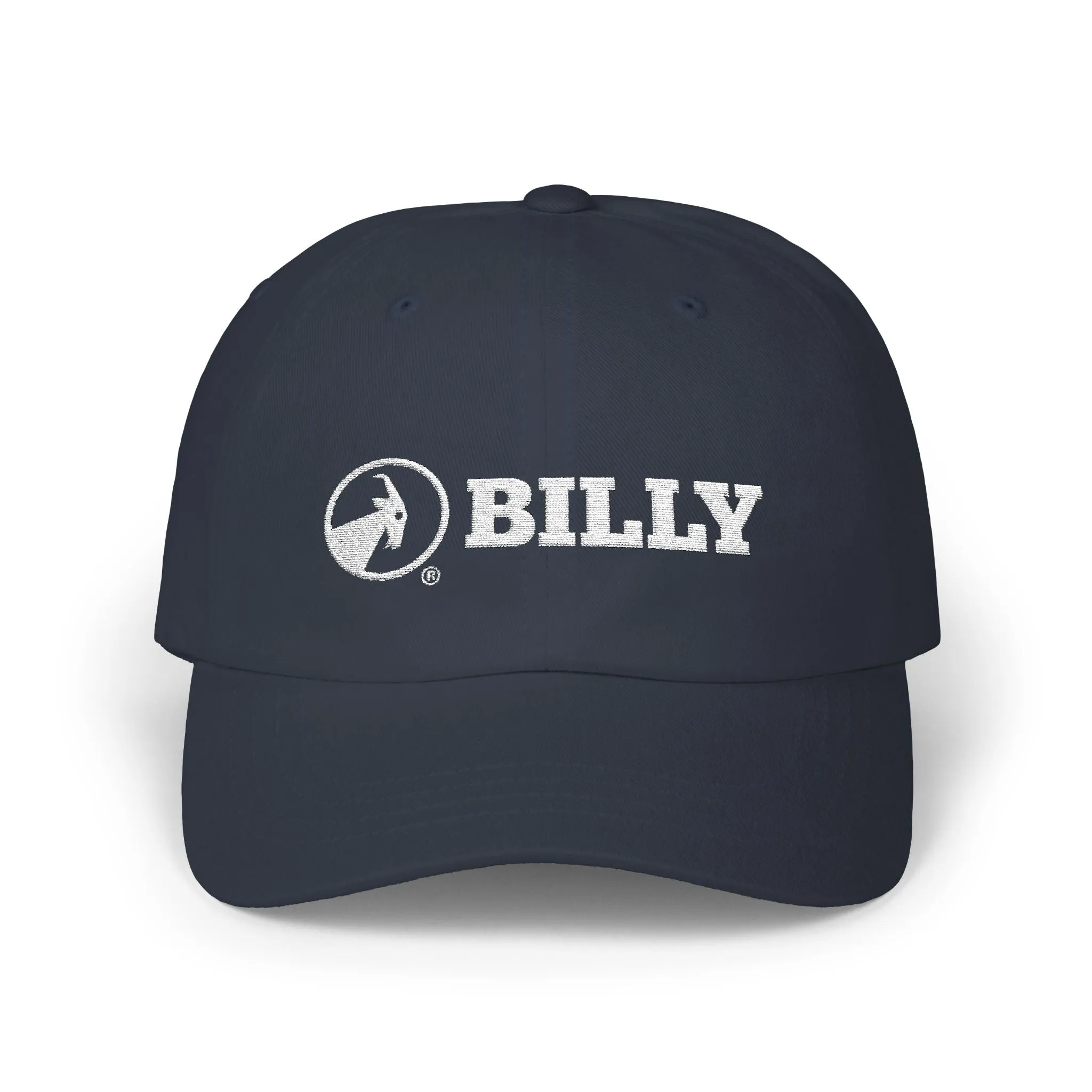 BILLY Classic Cap (White Horizontal Logo - Embroidery) — AVAILABLE IN 9 COLORS