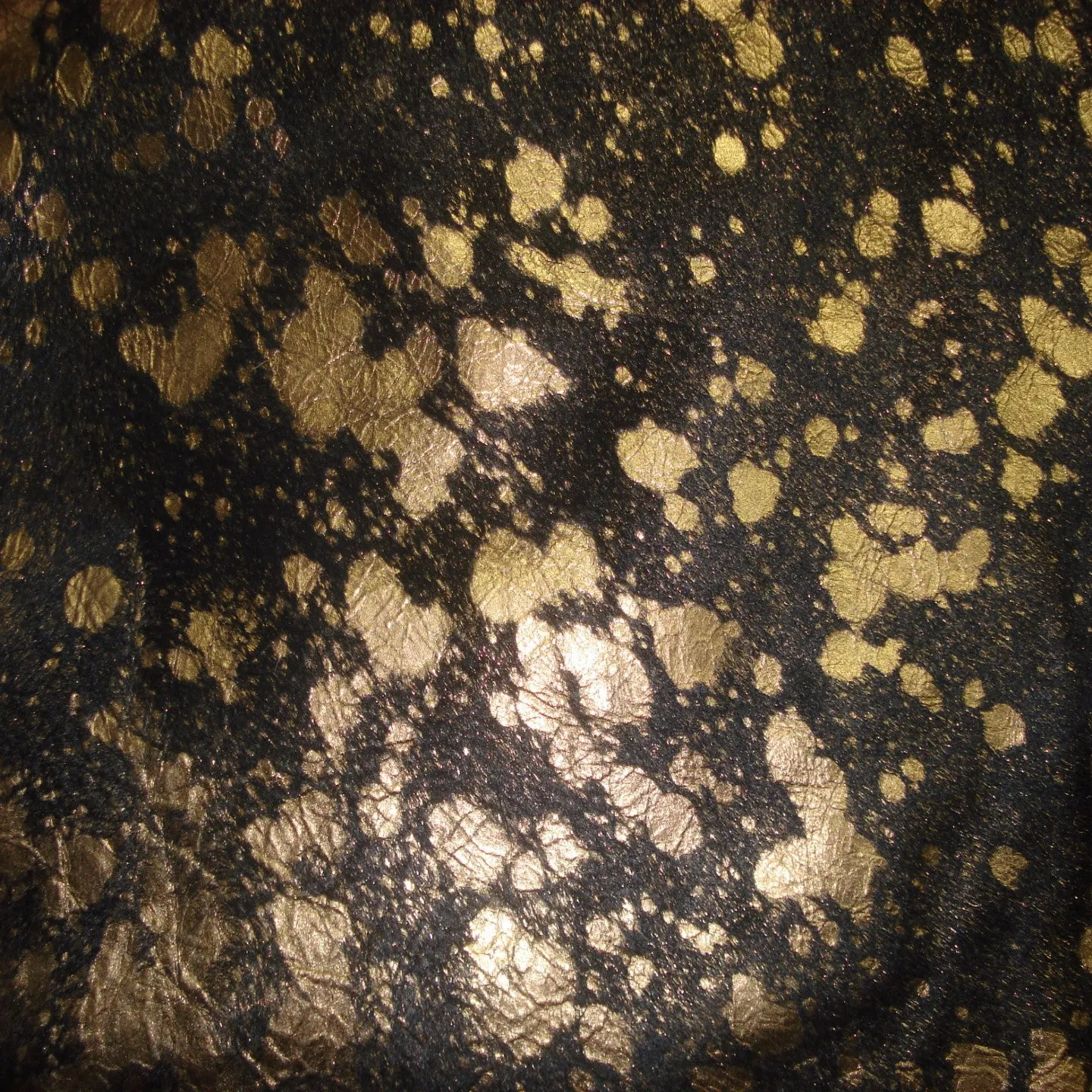 Black Devore Gold Acid Washed Premium Brazilian Cowhide, XL CH13DVD DZ