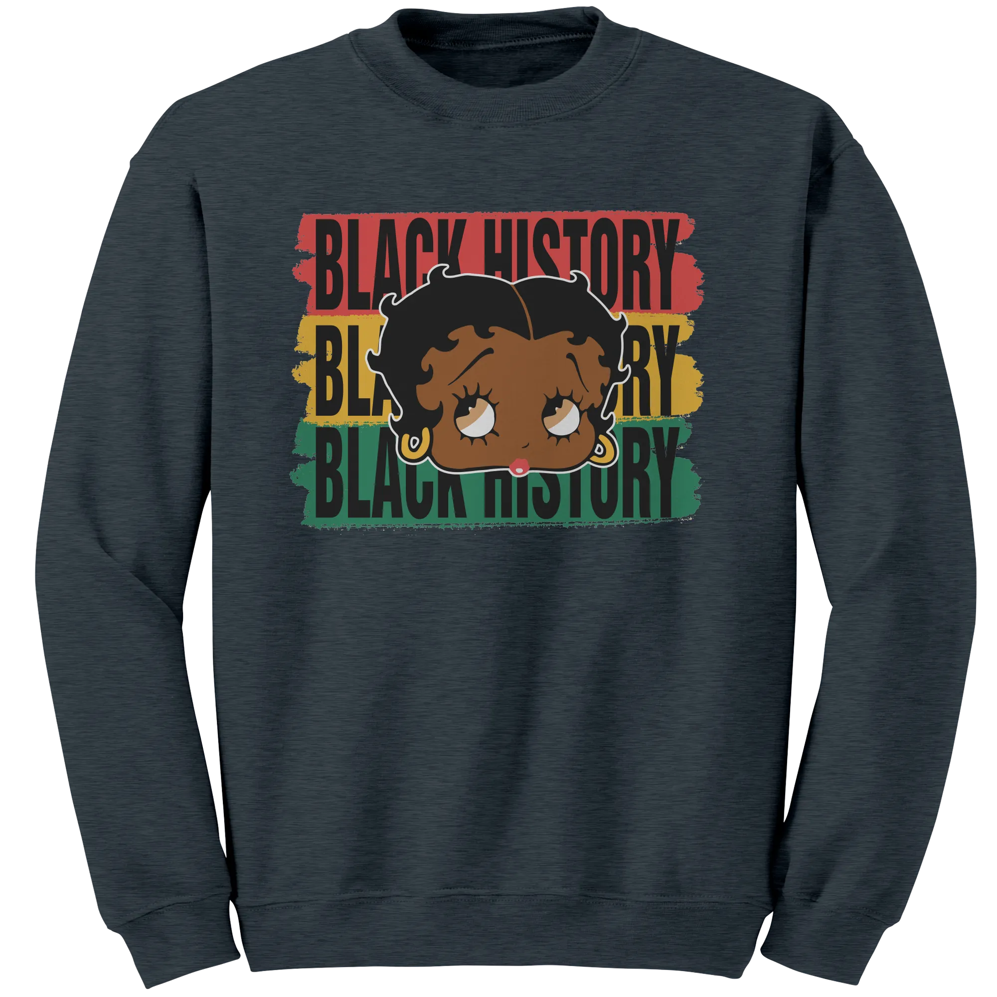 Black History Sweatshirt, Betty Boop Sweatshirt, Black Art Sweatshirt, Valentines Sweatshirt, Betty Boop Womens Clothing, Black History Art