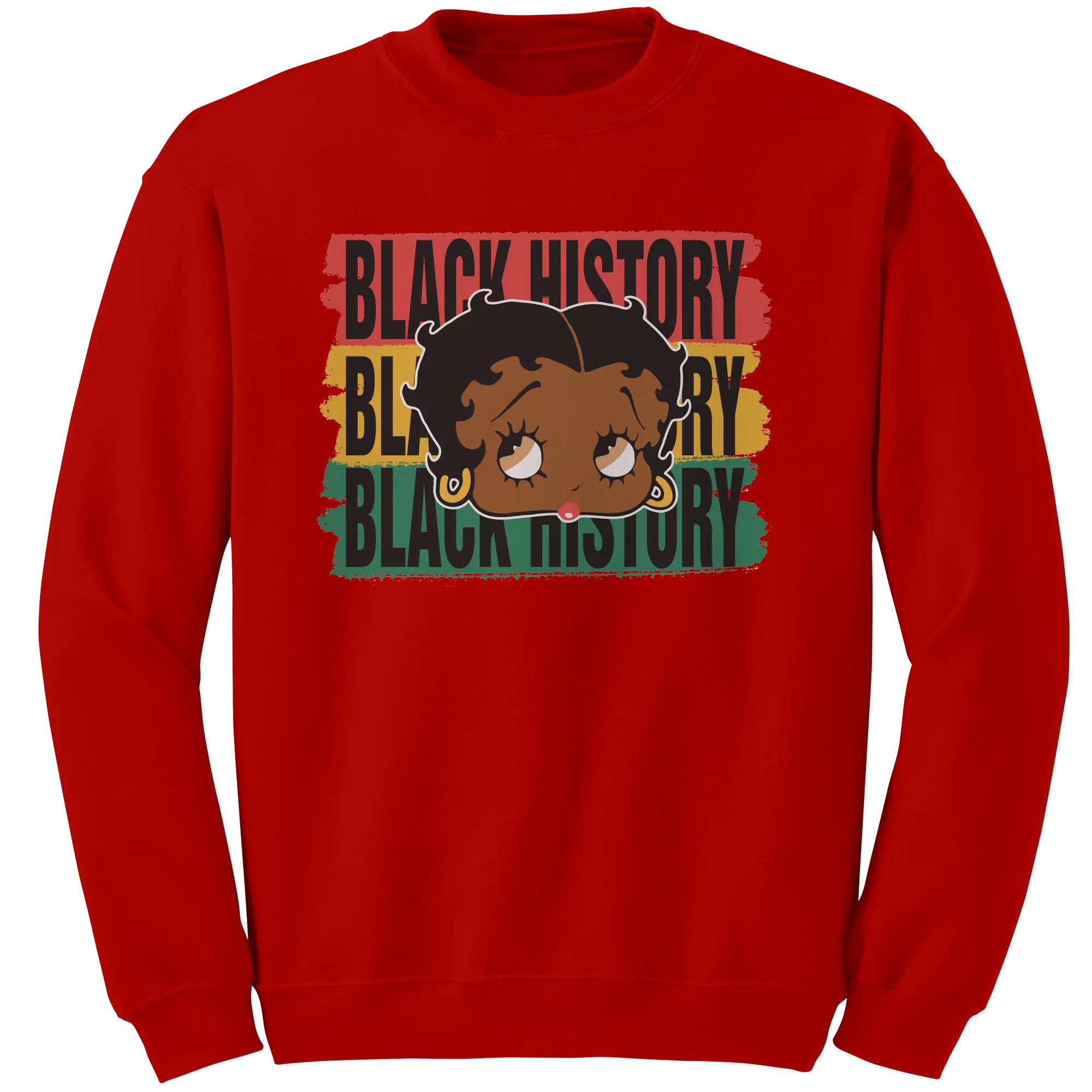 Black History Sweatshirt, Betty Boop Sweatshirt, Black Art Sweatshirt, Valentines Sweatshirt, Betty Boop Womens Clothing, Black History Art