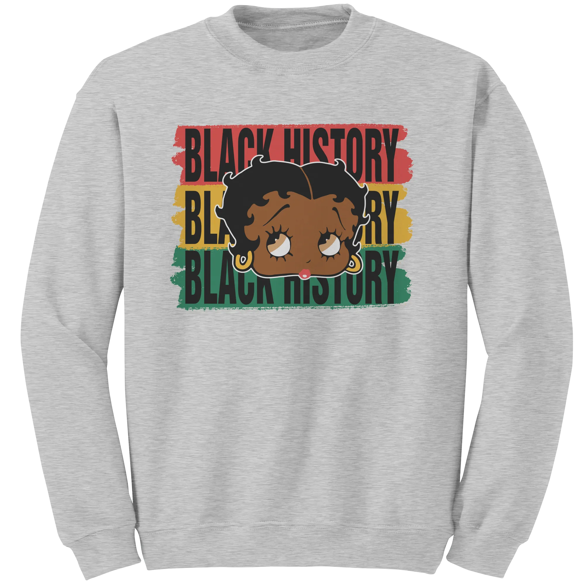 Black History Sweatshirt, Betty Boop Sweatshirt, Black Art Sweatshirt, Valentines Sweatshirt, Betty Boop Womens Clothing, Black History Art