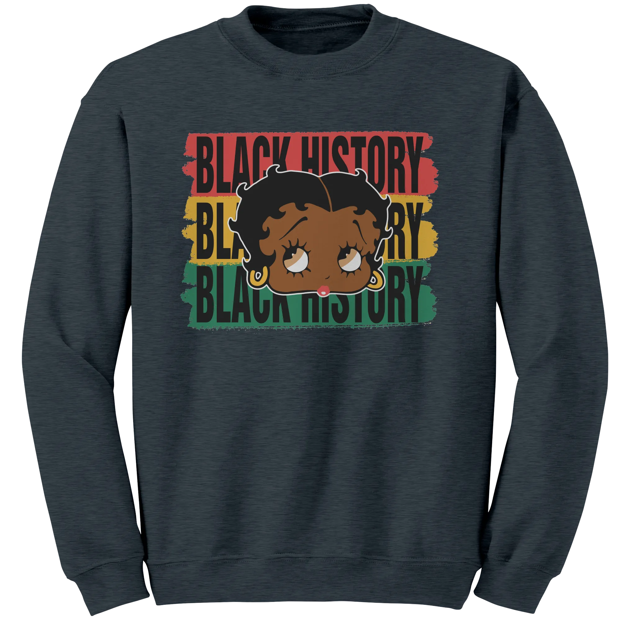 Black History Sweatshirt, Betty Boop Sweatshirt, Black Art Sweatshirt, Valentines Sweatshirt, Betty Boop Womens Clothing, Black History Art