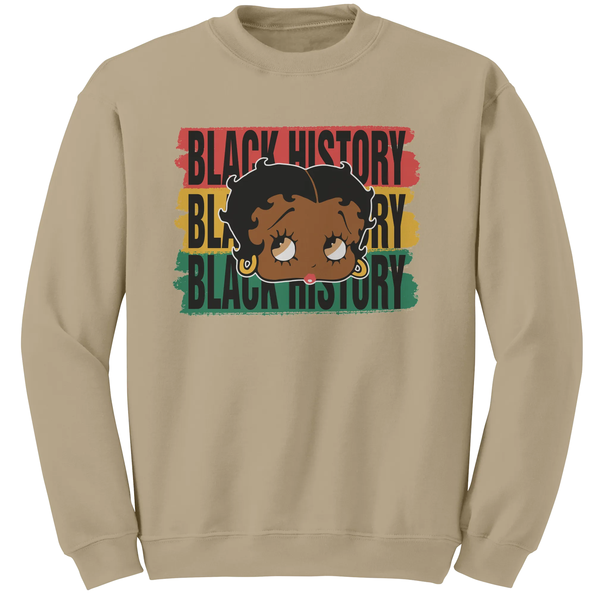 Black History Sweatshirt, Betty Boop Sweatshirt, Black Art Sweatshirt, Valentines Sweatshirt, Betty Boop Womens Clothing, Black History Art