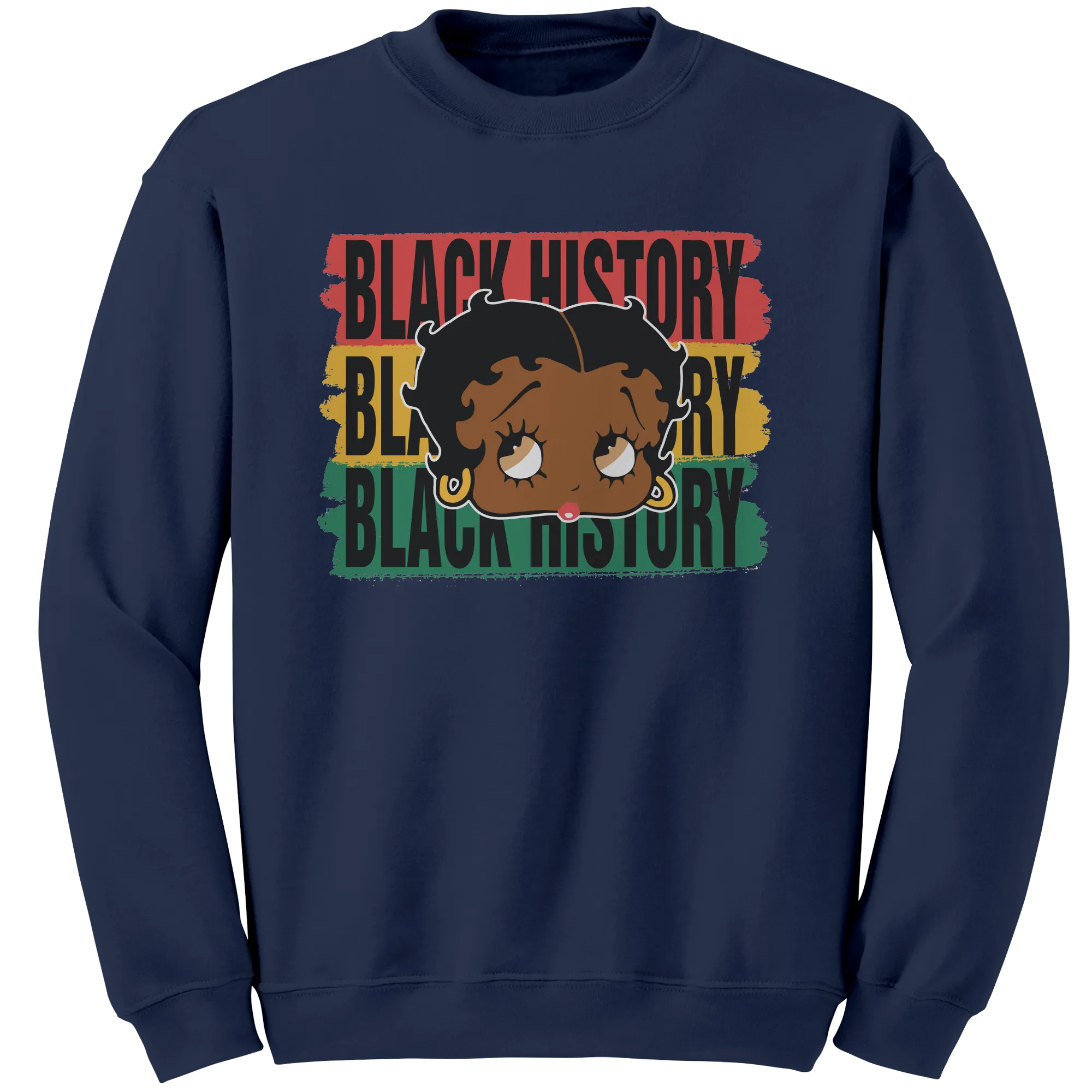 Black History Sweatshirt, Betty Boop Sweatshirt, Black Art Sweatshirt, Valentines Sweatshirt, Betty Boop Womens Clothing, Black History Art