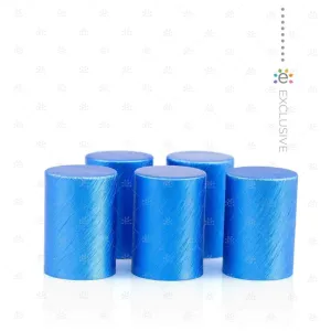 Blue Metallic Roller Bottle Cap (5pk)
