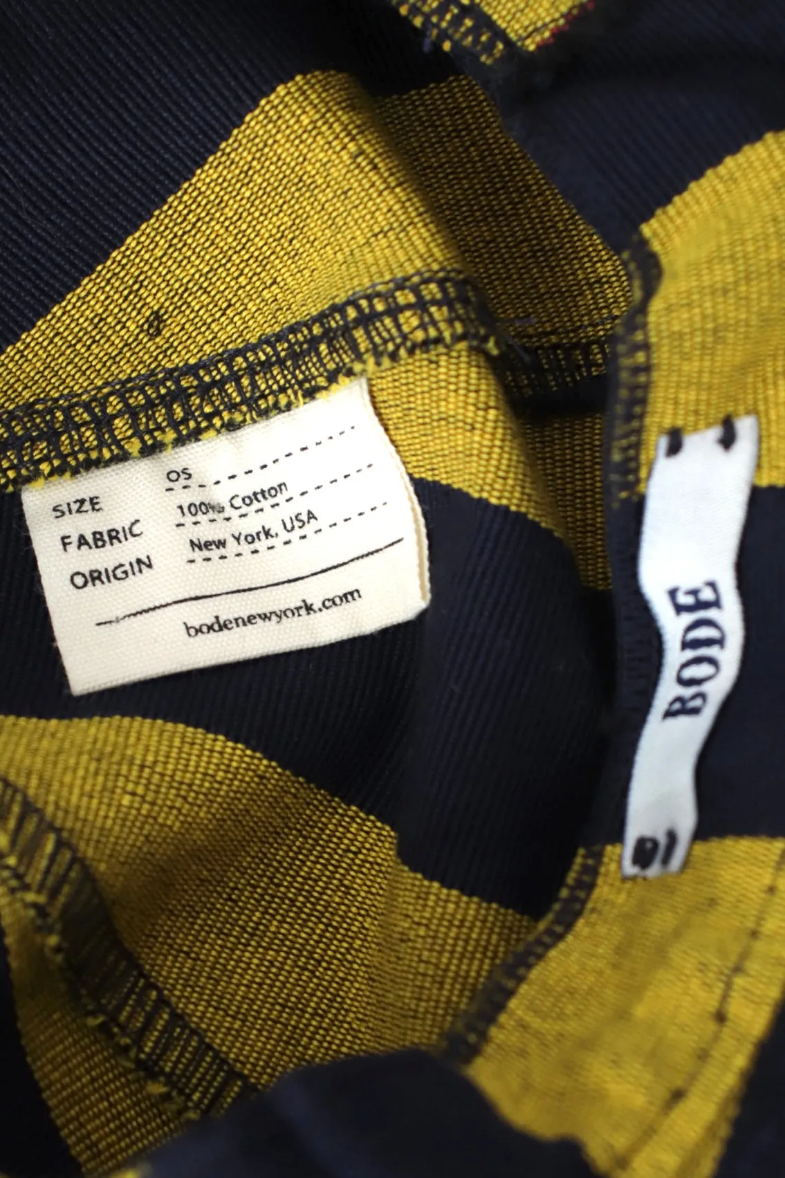 Bode Champlain Stripe Hat