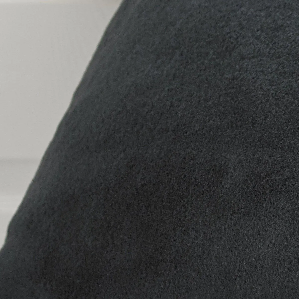 Bolingbroke Faux Fur Cushion - Charcoal