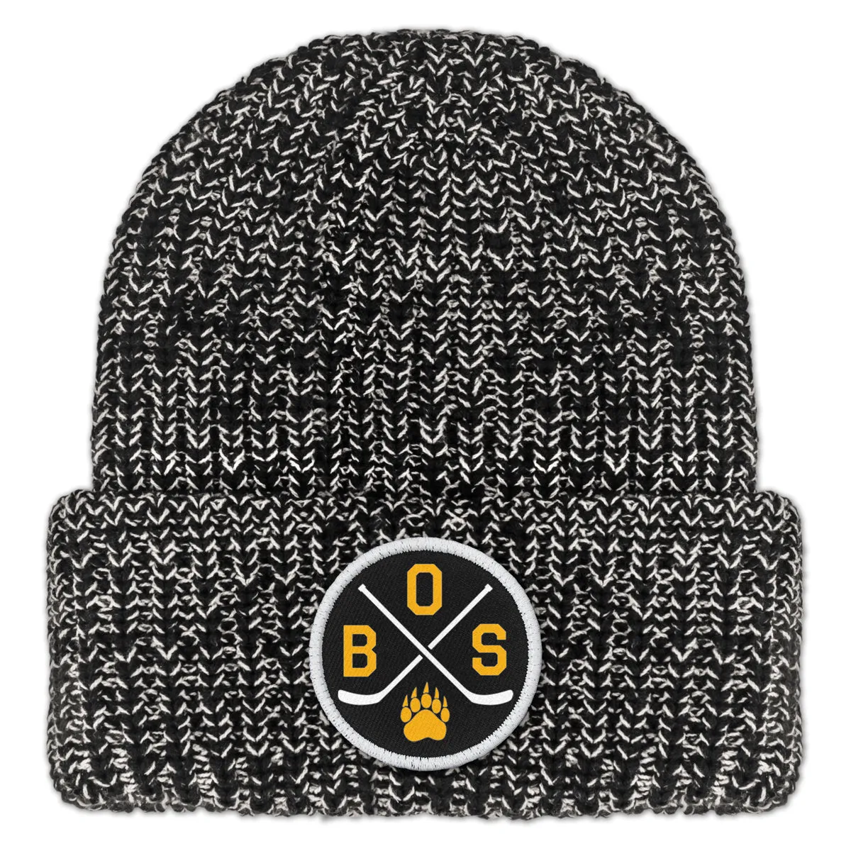 BOS Hockey Emblem Chunky Knit
