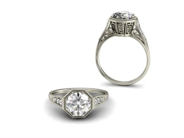 Bostonian Heirloom Vintage Inspired Ring
