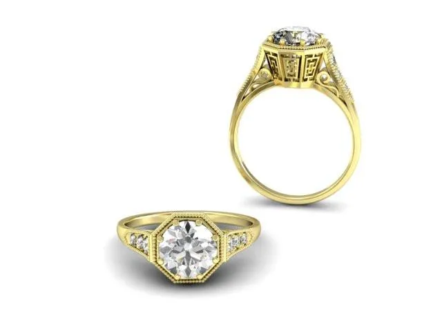 Bostonian Heirloom Vintage Inspired Ring