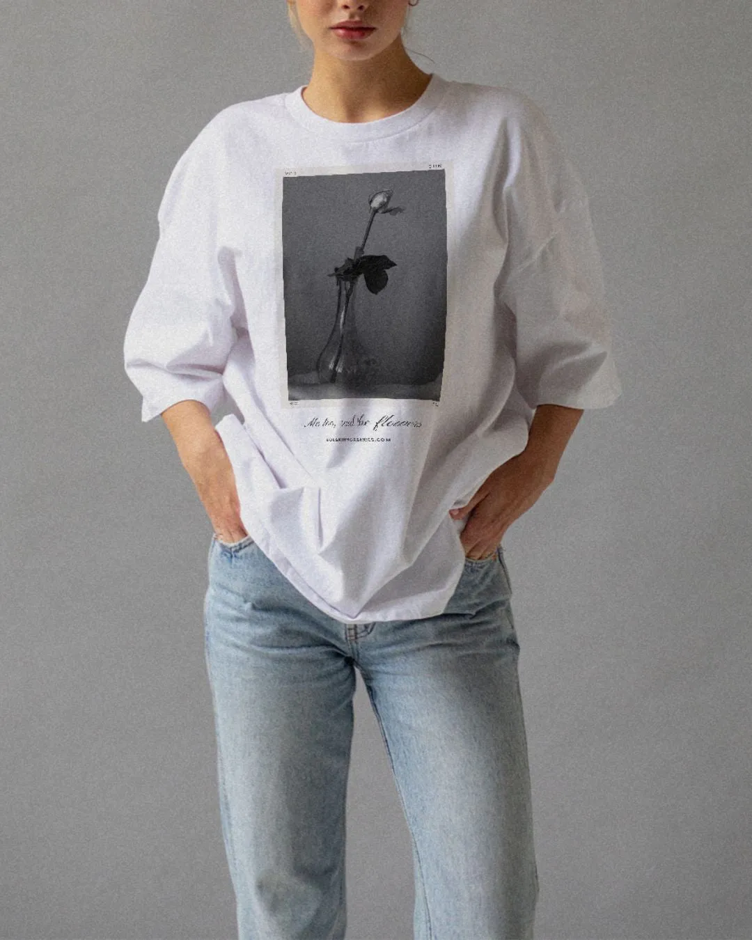 Botanical Art Print Oversized Tee No.2 {Giving Back}