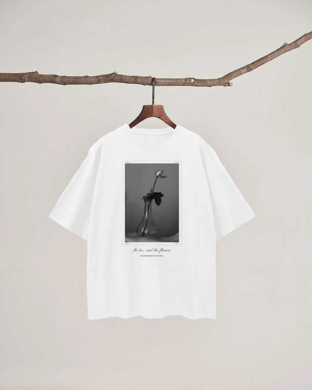 Botanical Art Print Oversized Tee No.2 {Giving Back}