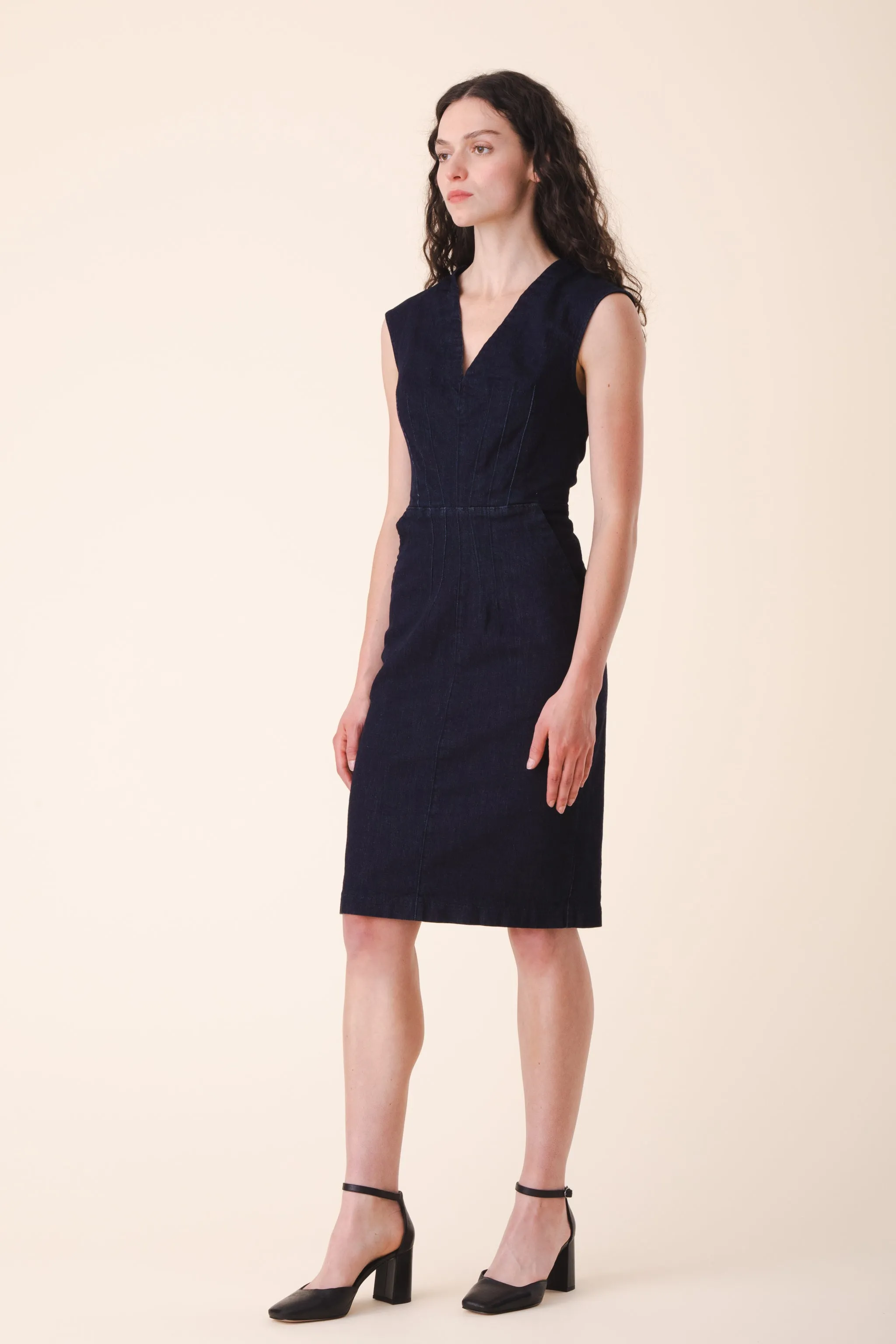 Bourbon Street Dress in Denim