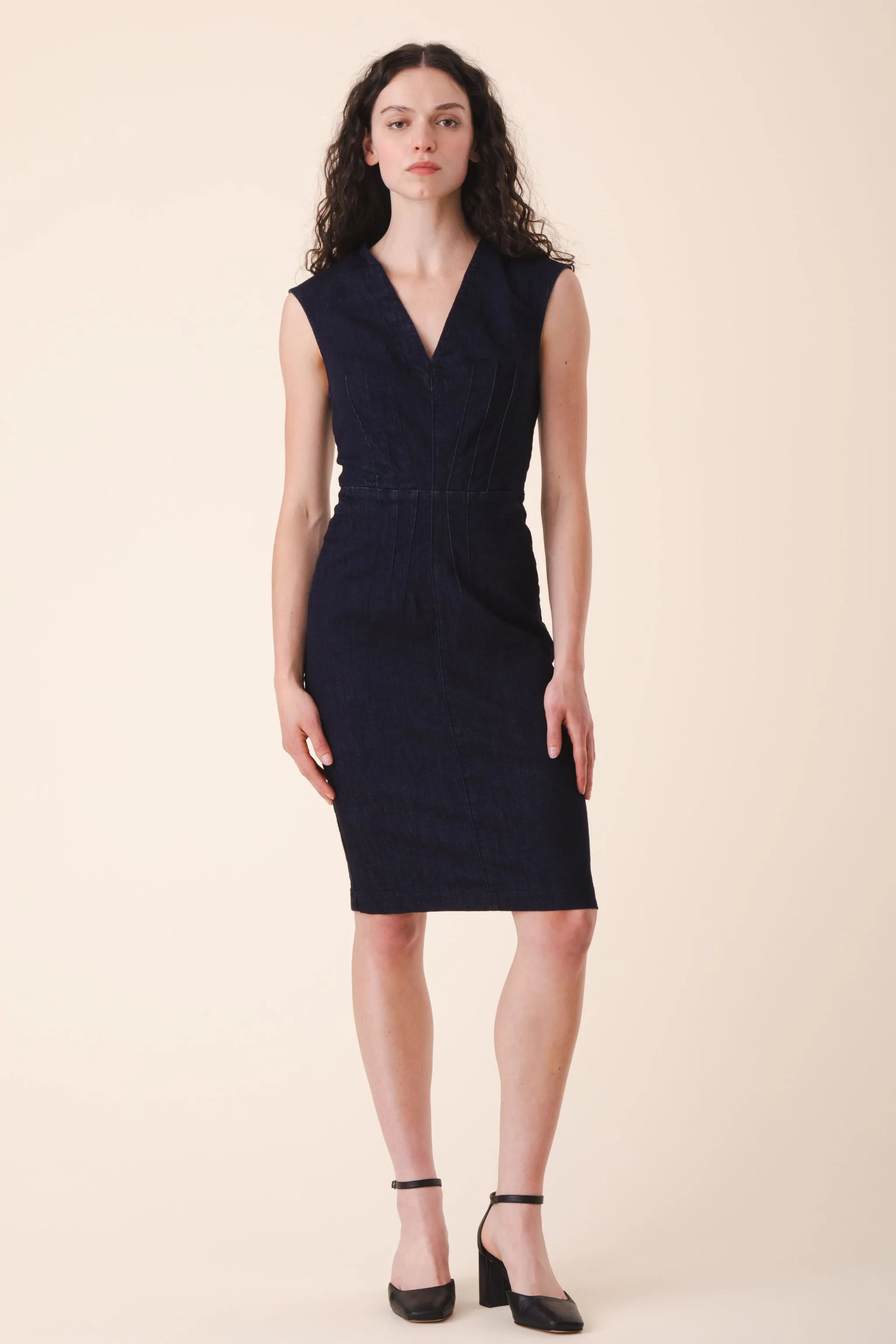 Bourbon Street Dress in Denim