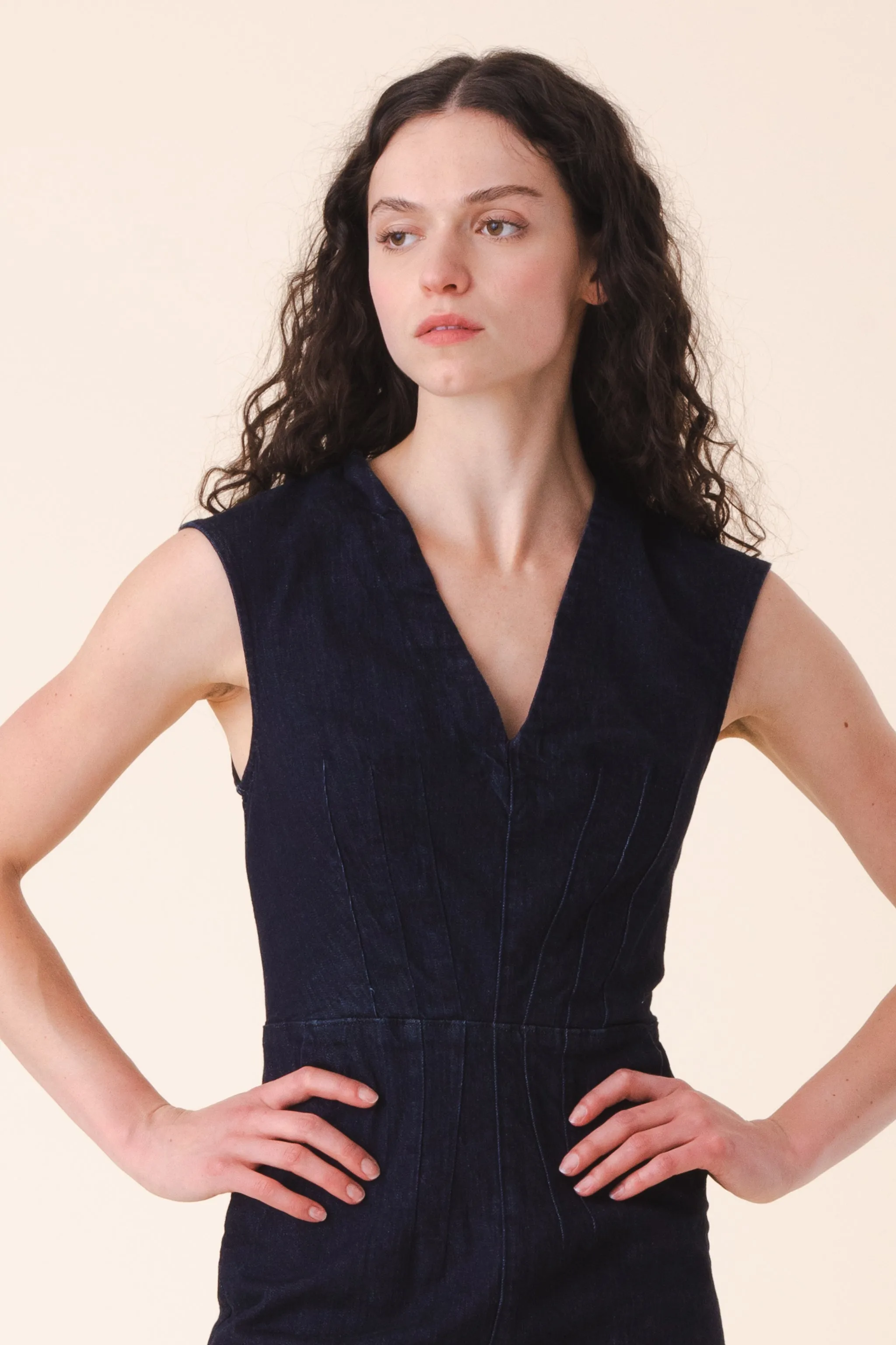 Bourbon Street Dress in Denim