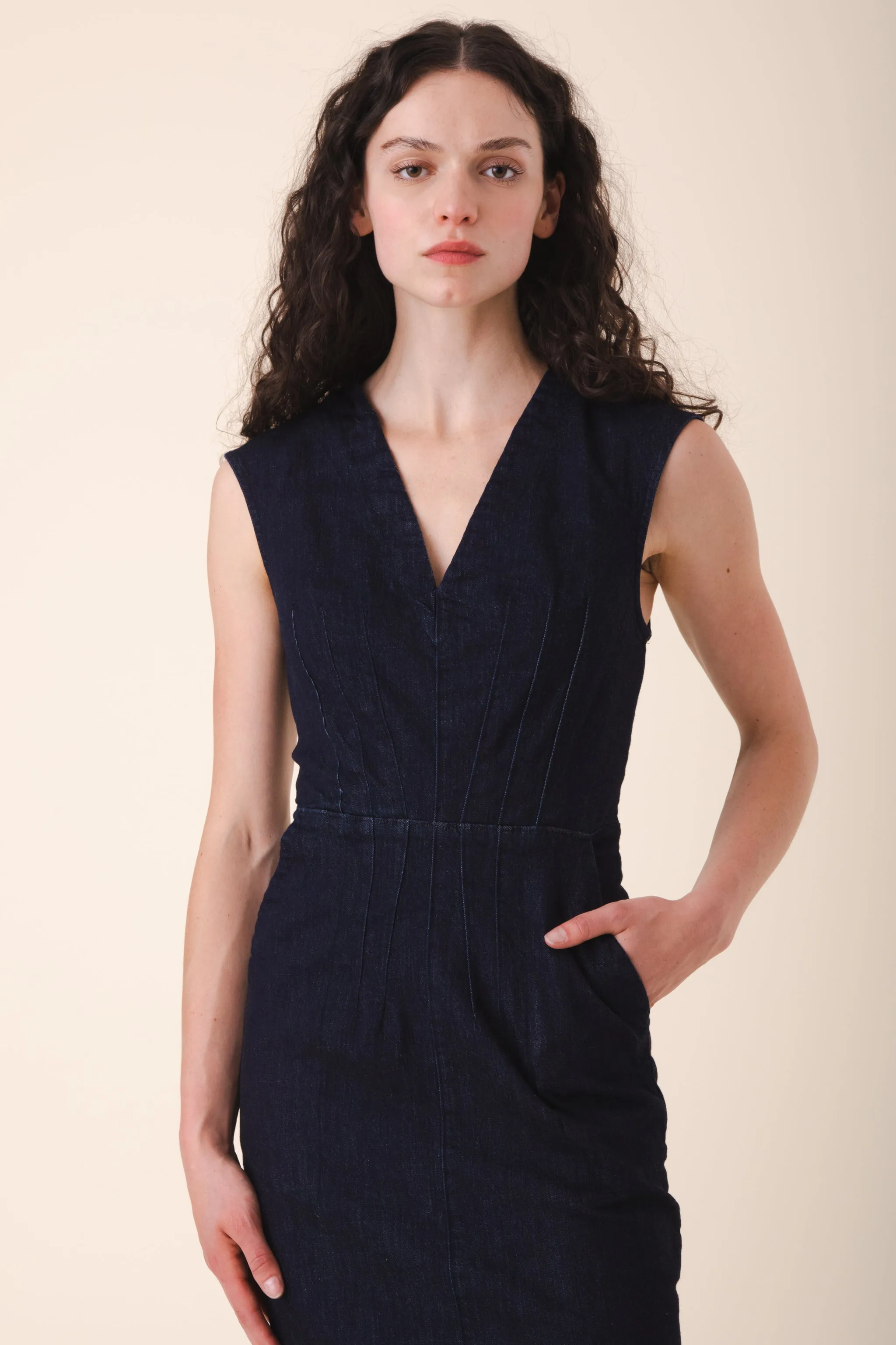 Bourbon Street Dress in Denim